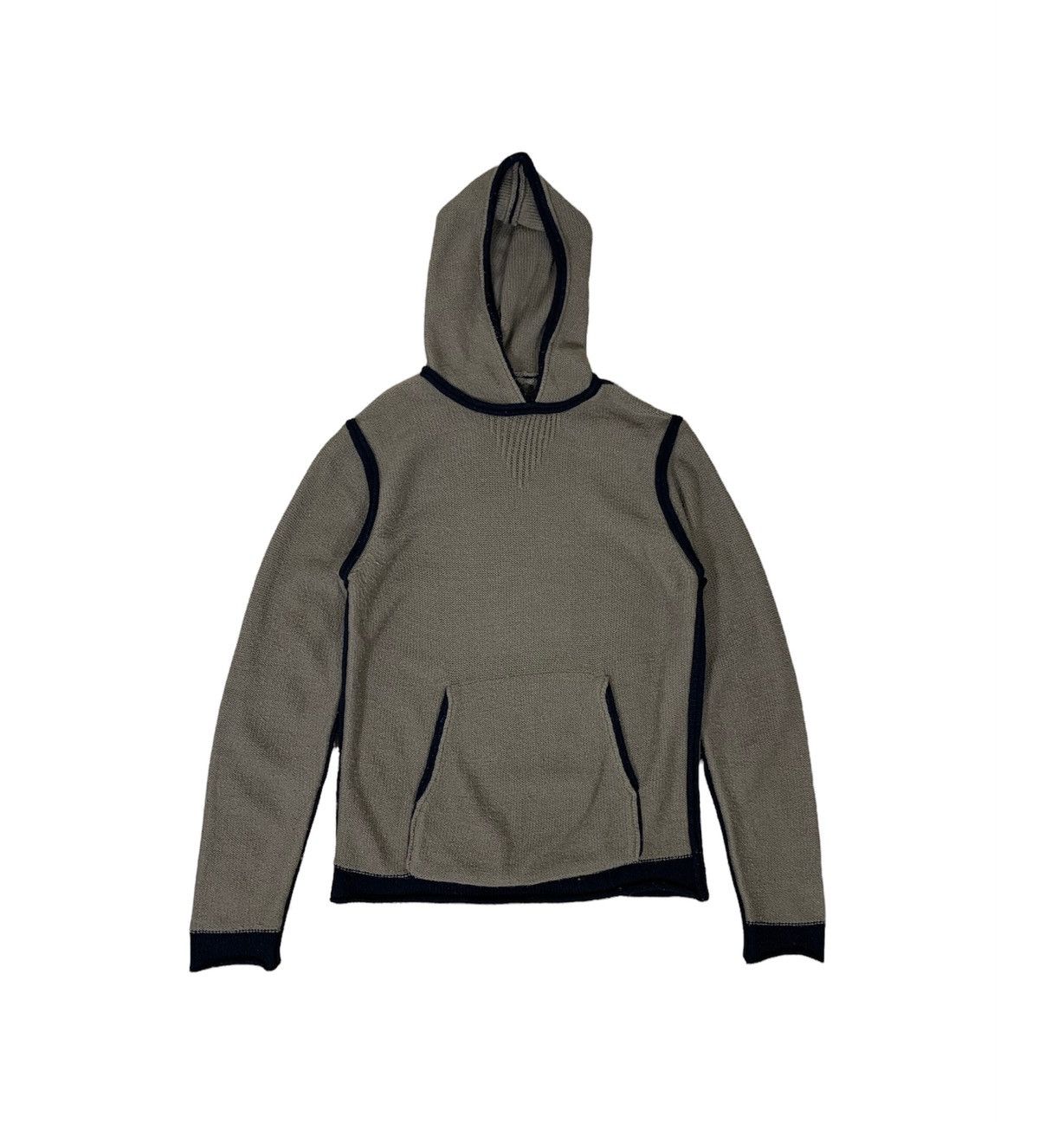 Beams Plus × Japanese Brand Rare Archival Clothing Beams Plus Knitted Hoodie Size US S / EU 44-46 / 1 - 1 Thumbnail