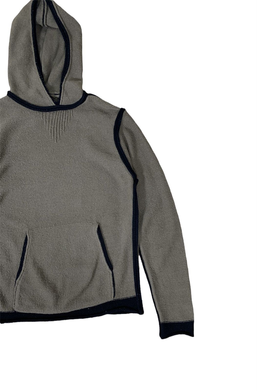 Beams Plus × Japanese Brand Rare Archival Clothing Beams Plus Knitted Hoodie Size US S / EU 44-46 / 1 - 3 Thumbnail