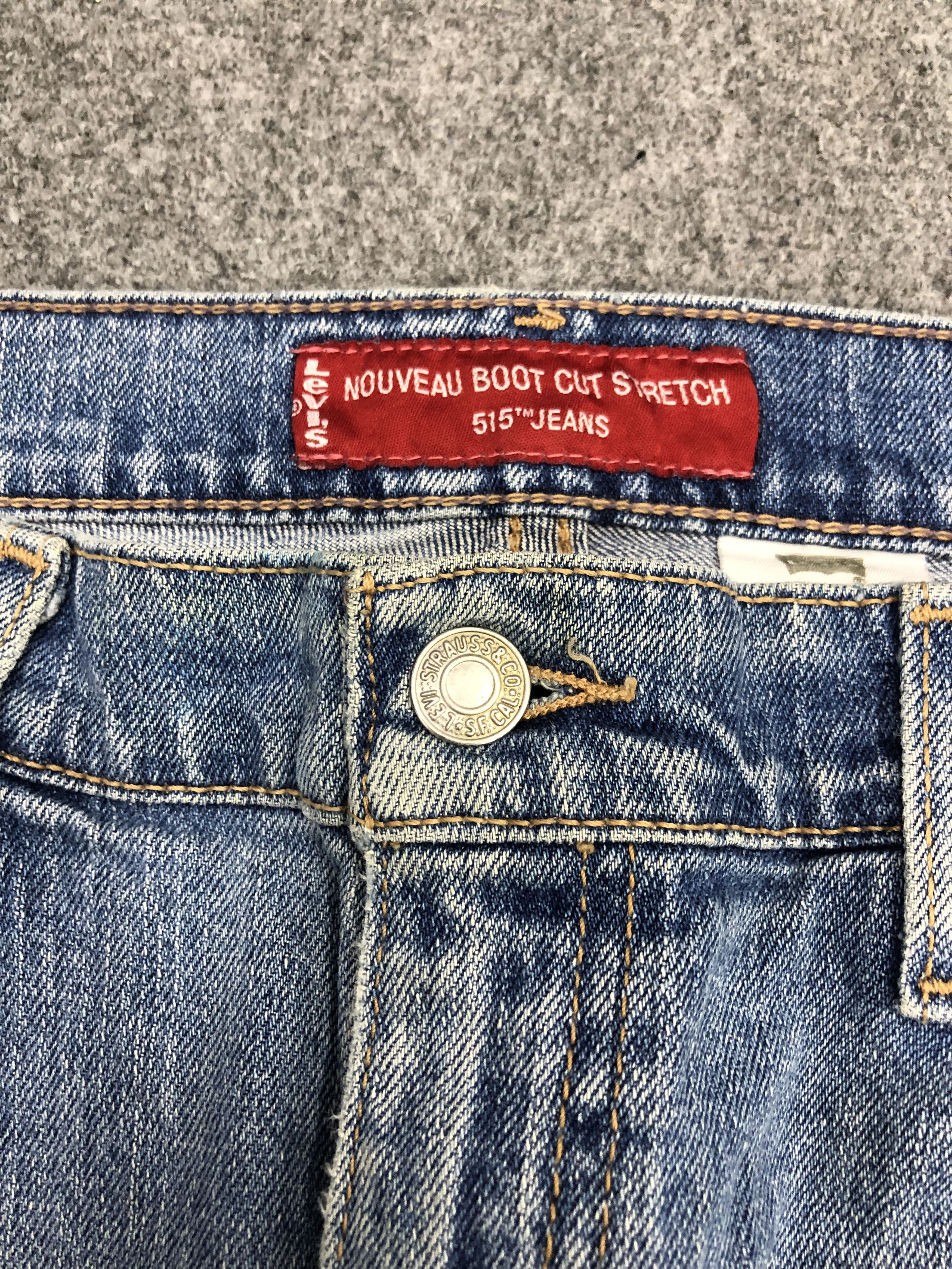 Levi's × Vintage Vintage Levis 515 Flared Boot Cut Women Jeans Size 33" - 7 Thumbnail