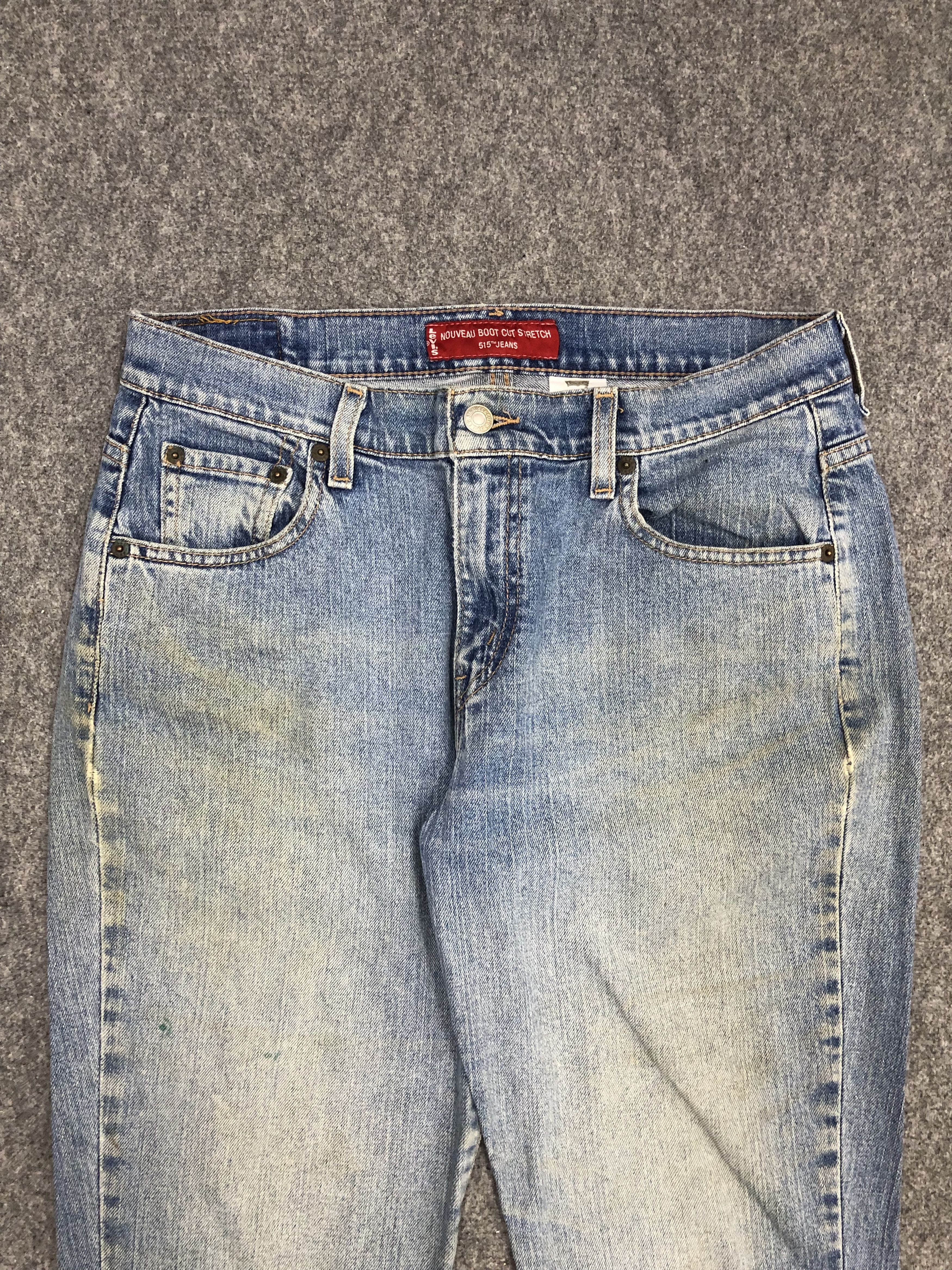 Levi's × Vintage Vintage Levis 515 Flared Boot Cut Women Jeans Size 33" - 2 Thumbnail