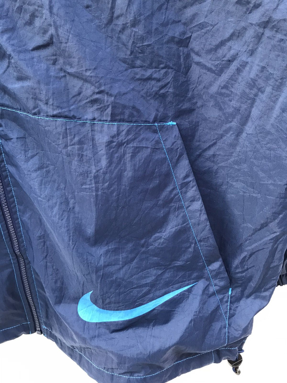 Nike Vintage Nike Block Big Logo Hooded Windbreaker Jacket Size US M / EU 48-50 / 2 - 4 Thumbnail