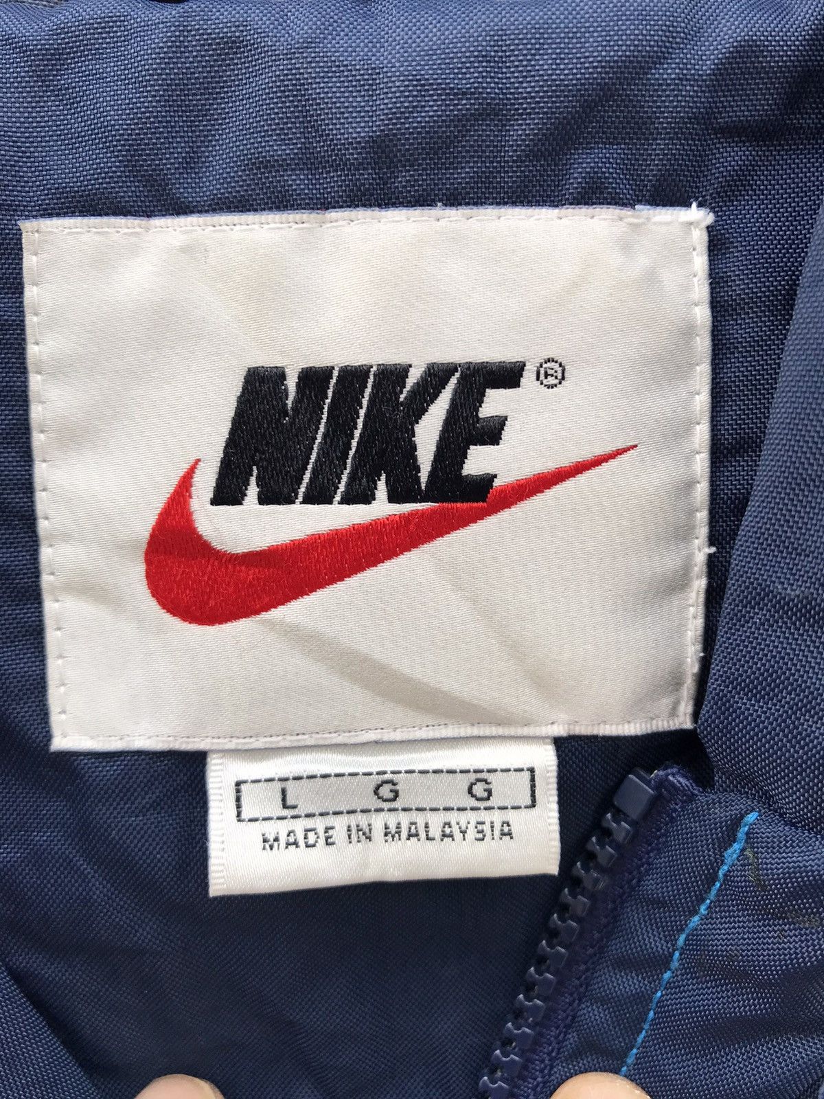 Nike Vintage Nike Block Big Logo Hooded Windbreaker Jacket Size US M / EU 48-50 / 2 - 6 Thumbnail