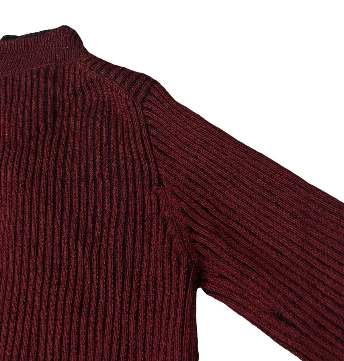 Le Grande Bleu (L.G.B.) Vintage Semantic Design Knitted Zipper Jacket Size US M / EU 48-50 / 2 - 10 Thumbnail