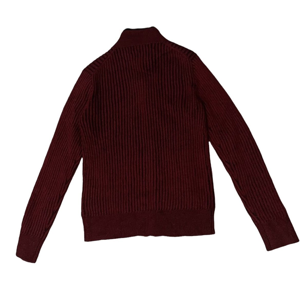 Le Grande Bleu (L.G.B.) Vintage Semantic Design Knitted Zipper Jacket Size US M / EU 48-50 / 2 - 9 Thumbnail