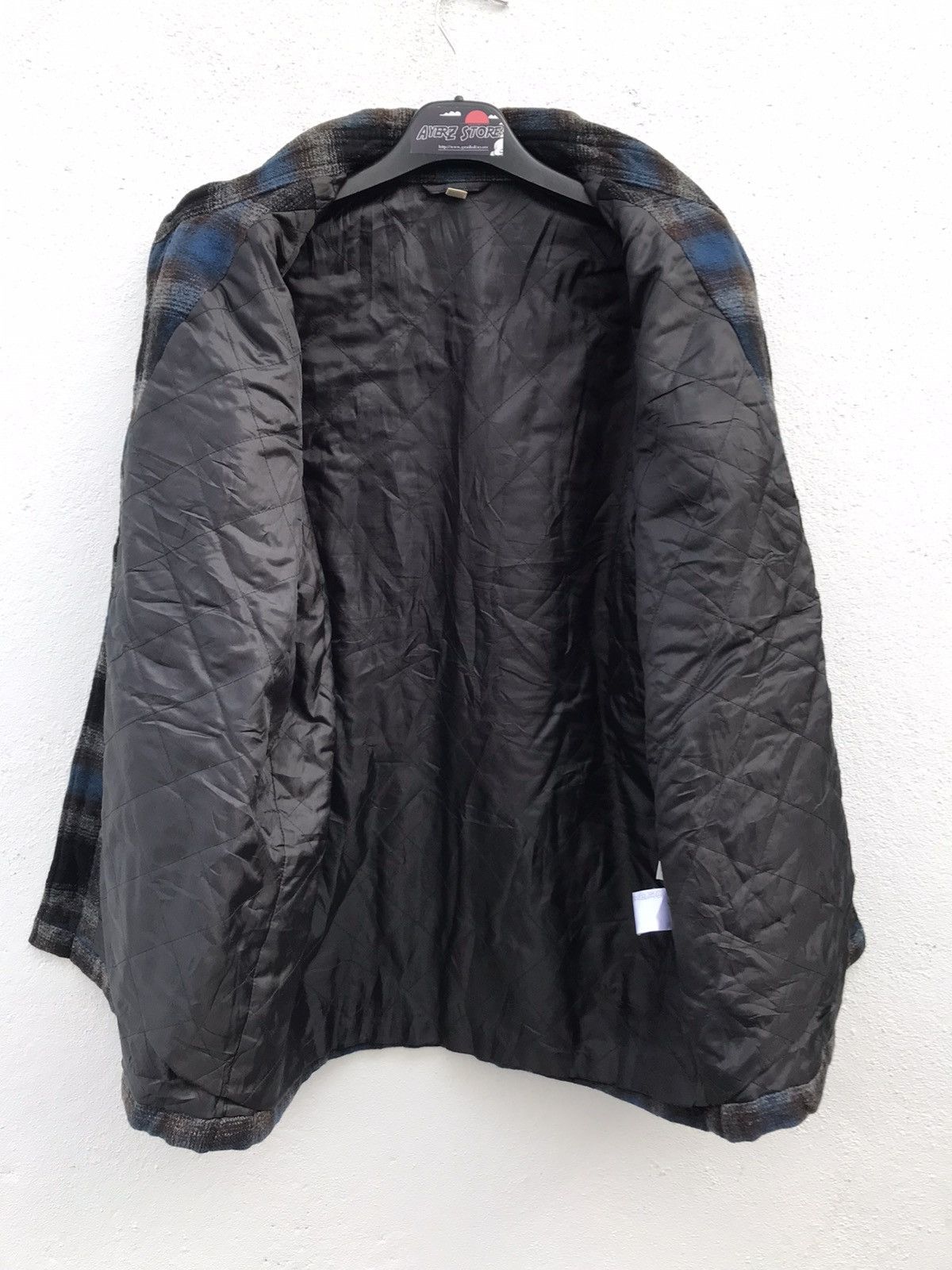 Uniqlo × Vintage Vintage Uniqlo Rayon Wool Quilted Lining Shirt Jacket Size US L / EU 52-54 / 3 - 11 Thumbnail