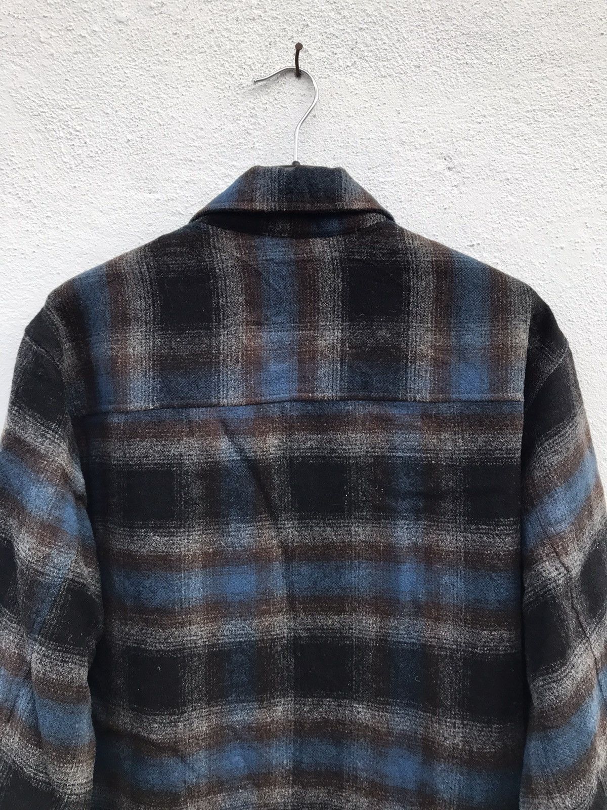 Uniqlo × Vintage Vintage Uniqlo Rayon Wool Quilted Lining Shirt Jacket Size US L / EU 52-54 / 3 - 7 Thumbnail