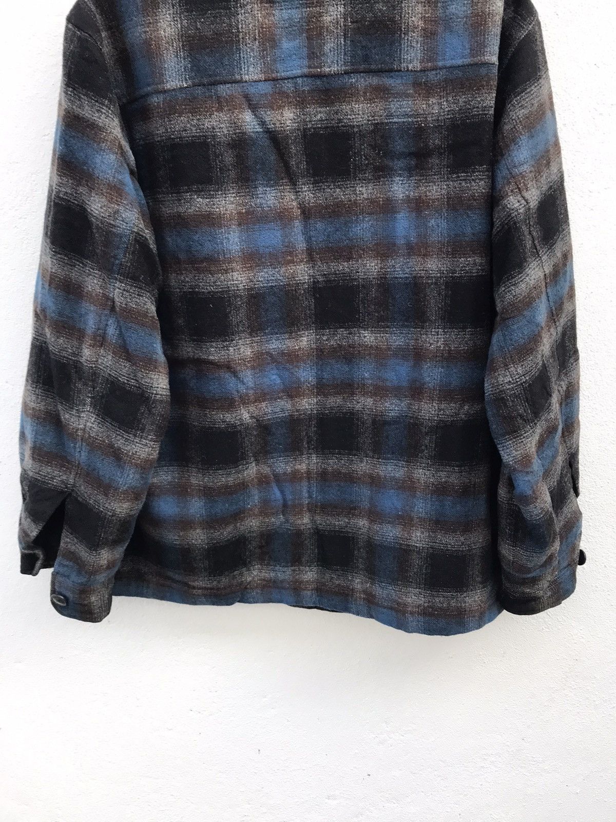 Uniqlo × Vintage Vintage Uniqlo Rayon Wool Quilted Lining Shirt Jacket Size US L / EU 52-54 / 3 - 10 Thumbnail
