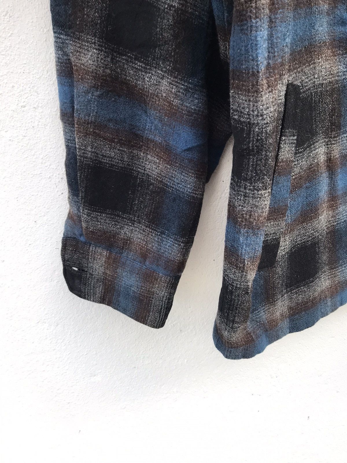 Uniqlo × Vintage Vintage Uniqlo Rayon Wool Quilted Lining Shirt Jacket Size US L / EU 52-54 / 3 - 2 Thumbnail
