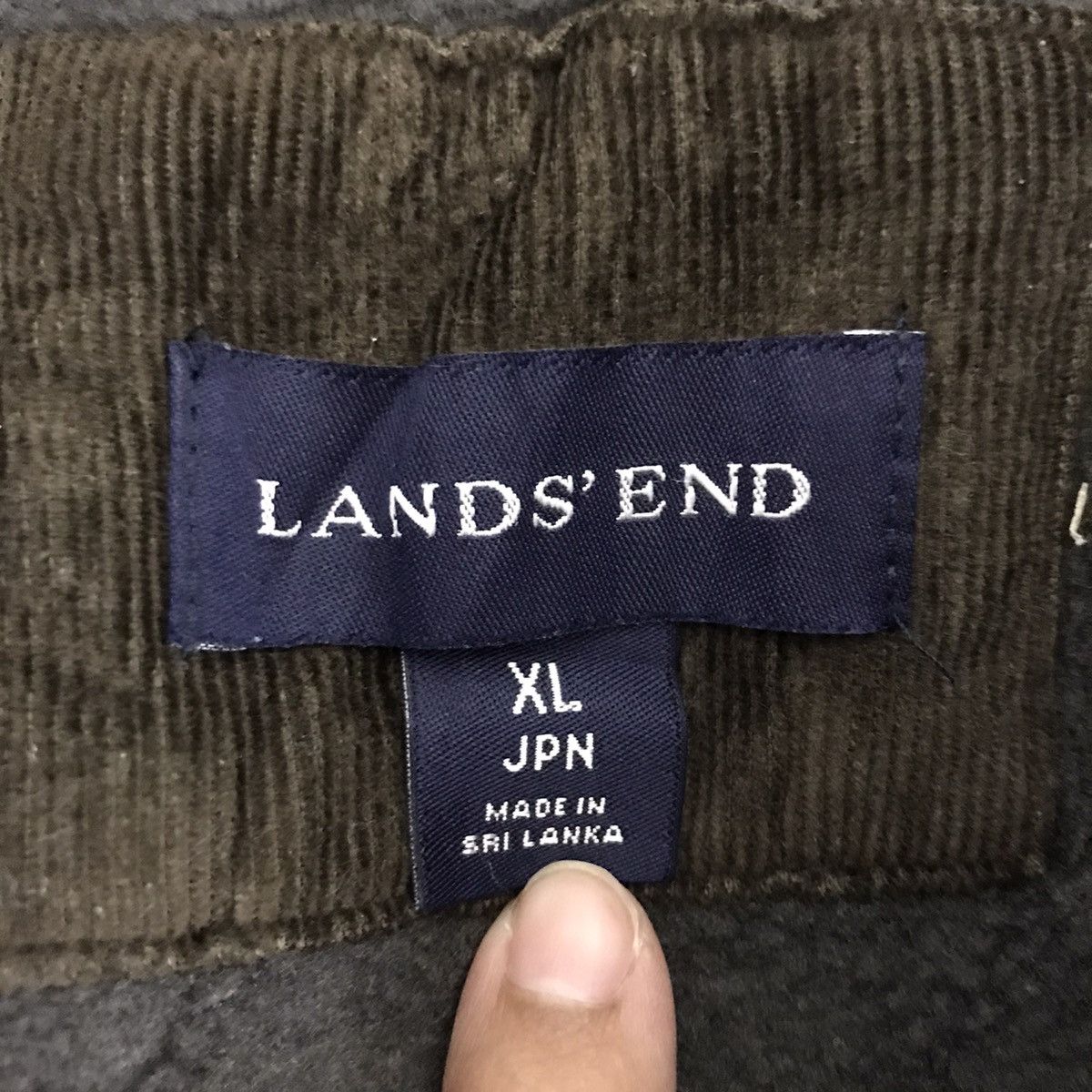 Lands' End LAND’S END Rugby Corduroy Zipper Jacket Size US XL / EU 56 / 4 - 3 Thumbnail