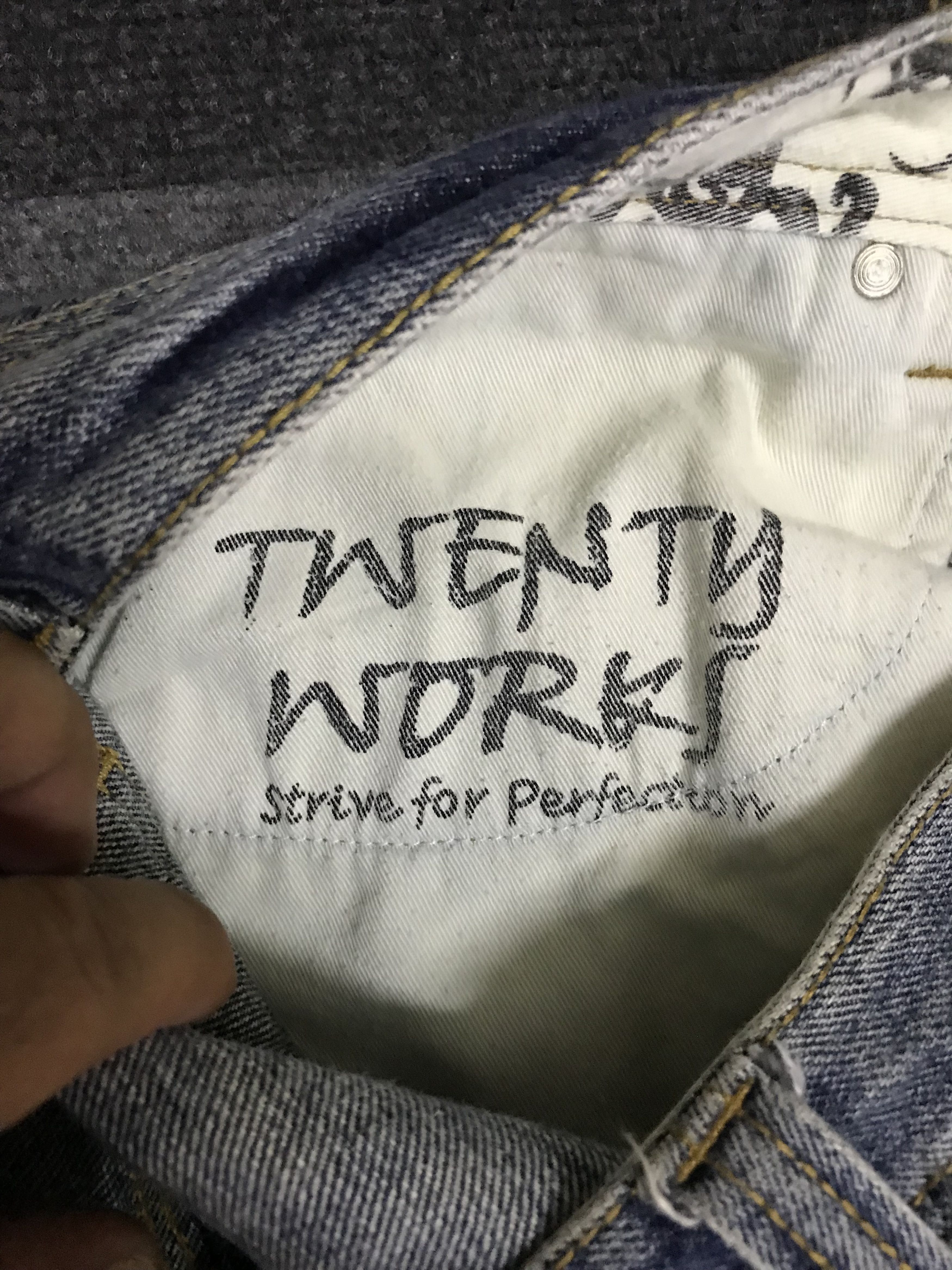 Japanese Brand D115 TWENTYWORKS Japan Riveted Cargo Jeans Size US 32 / EU 48 - 24 Thumbnail