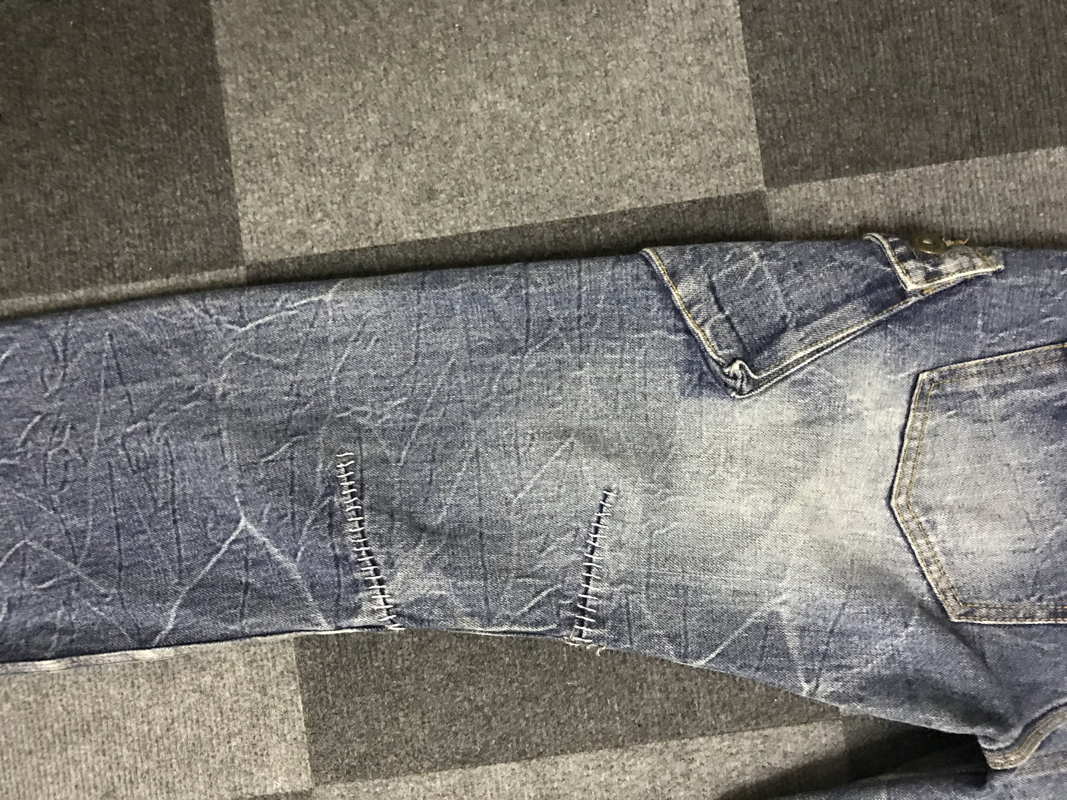 Japanese Brand D115 TWENTYWORKS Japan Riveted Cargo Jeans Size US 32 / EU 48 - 19 Thumbnail