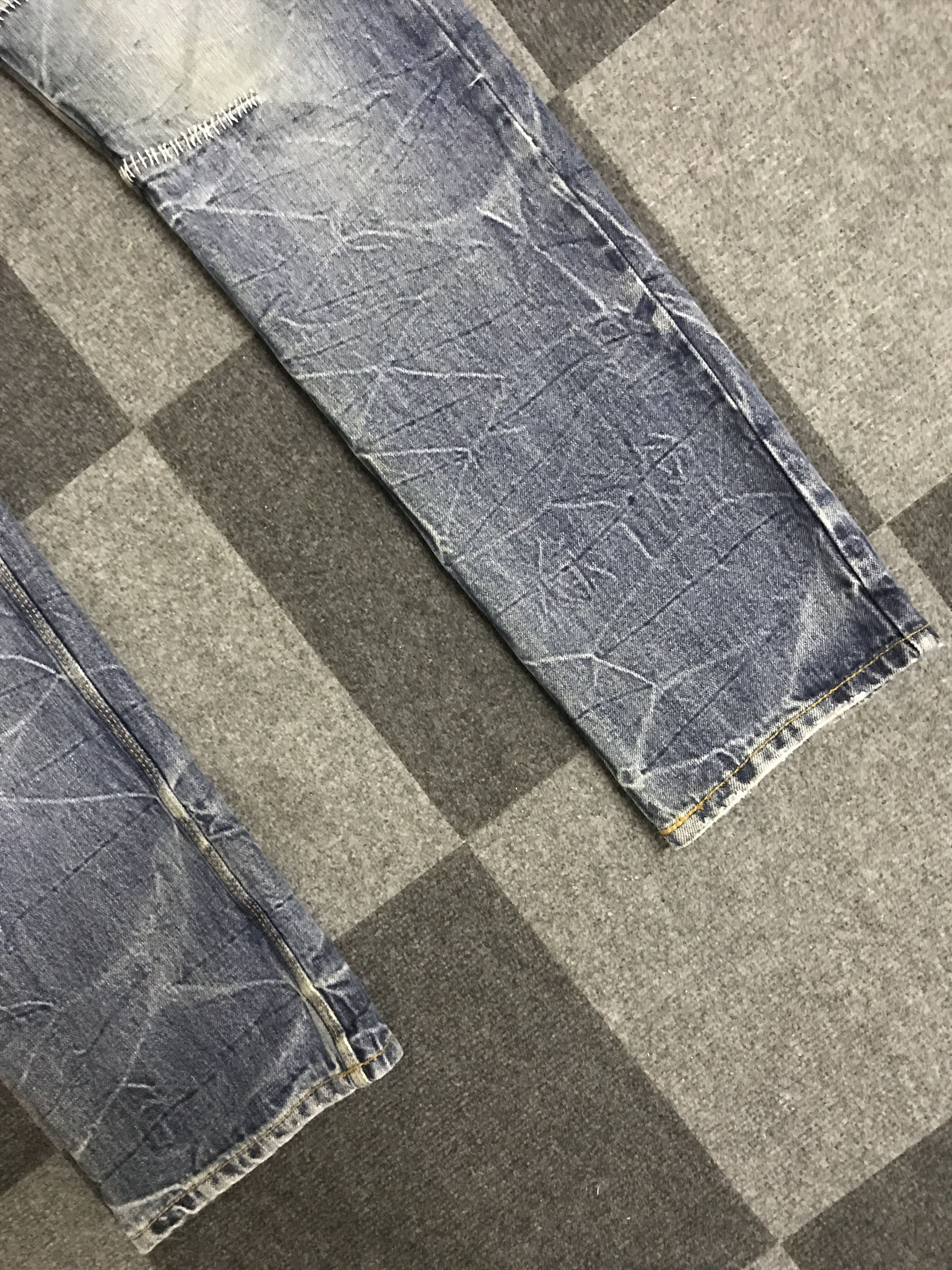 Japanese Brand D115 TWENTYWORKS Japan Riveted Cargo Jeans Size US 32 / EU 48 - 6 Thumbnail