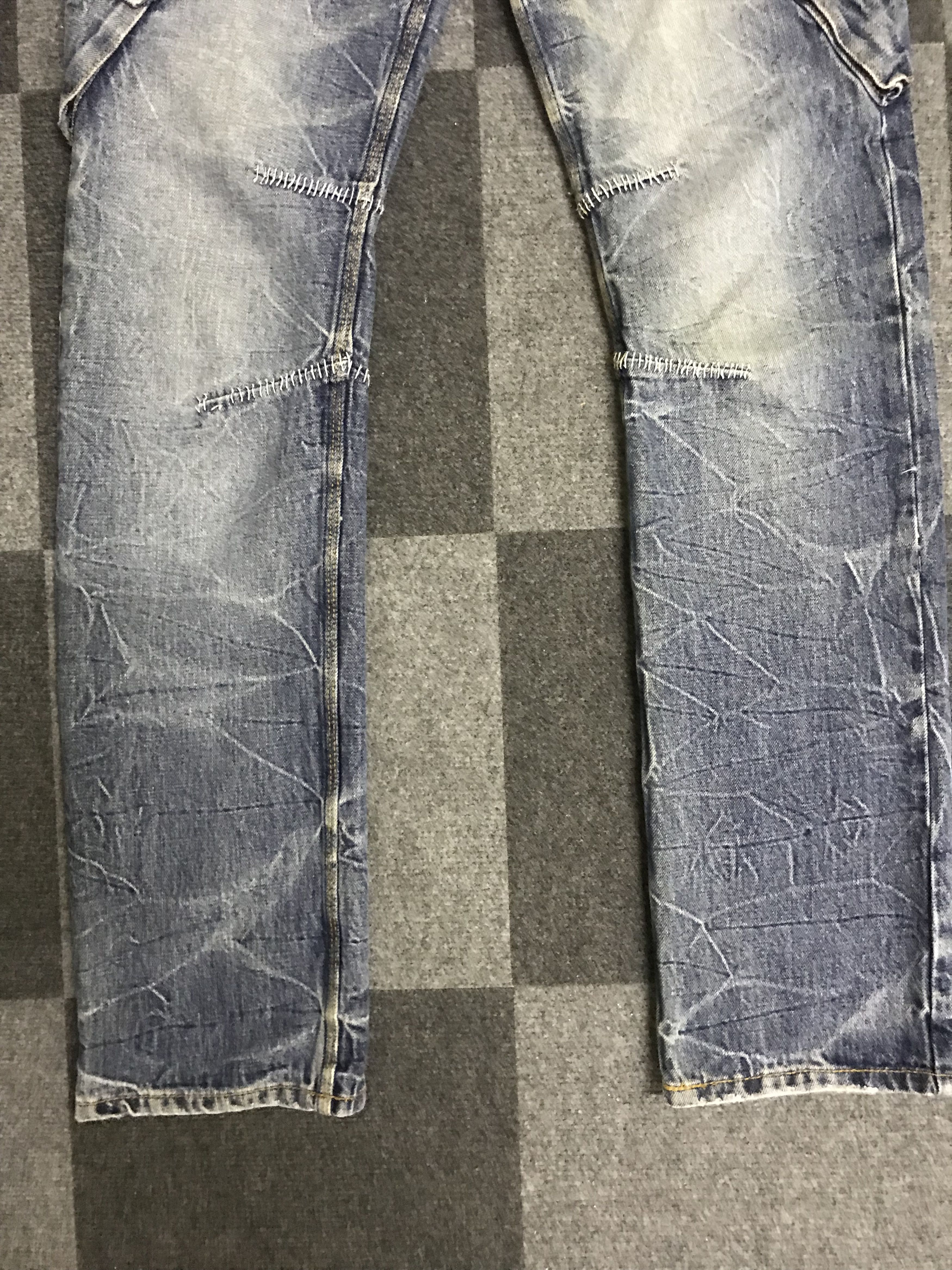 Japanese Brand D115 TWENTYWORKS Japan Riveted Cargo Jeans Size US 32 / EU 48 - 11 Thumbnail