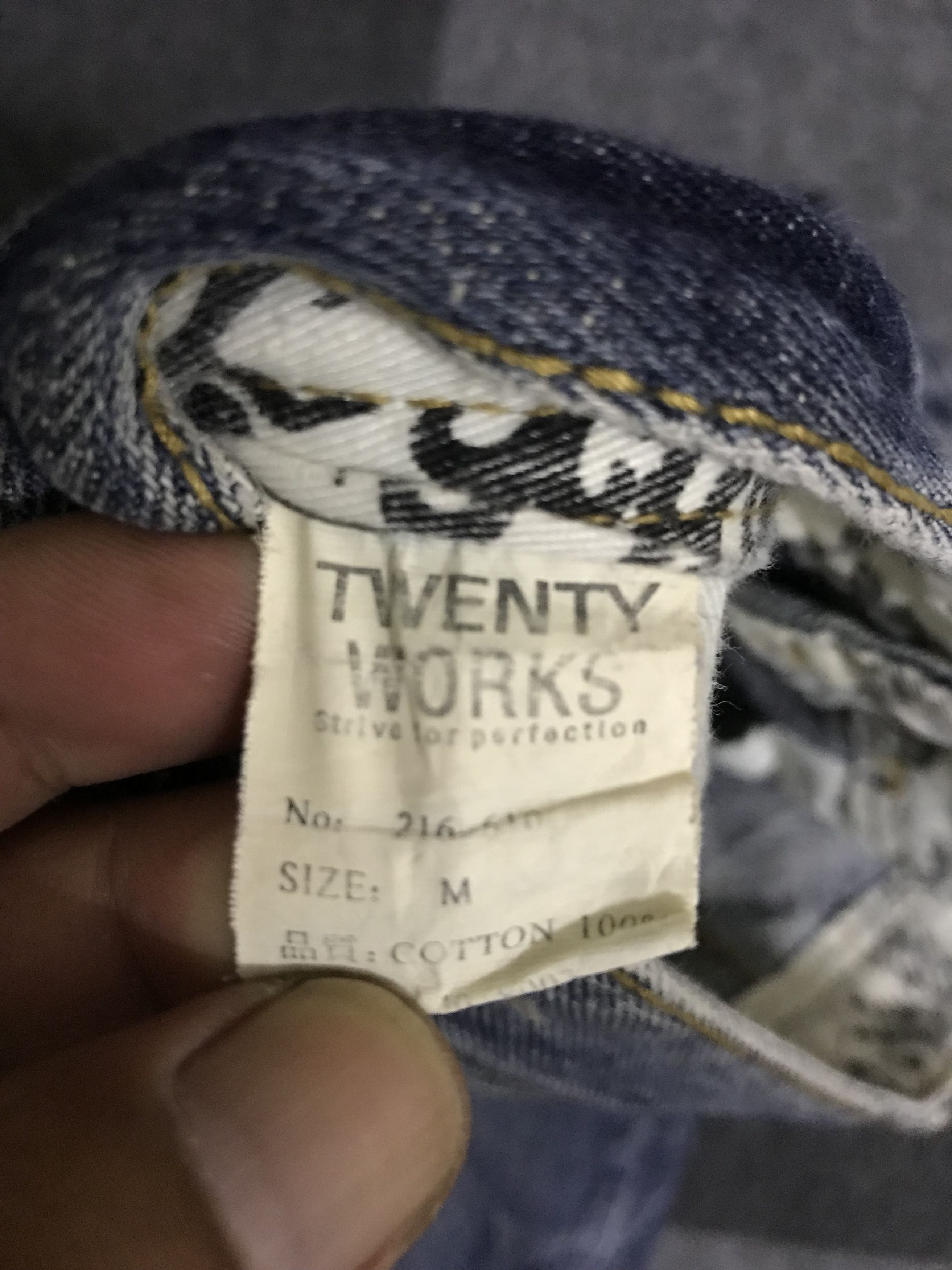 Japanese Brand D115 TWENTYWORKS Japan Riveted Cargo Jeans Size US 32 / EU 48 - 13 Thumbnail