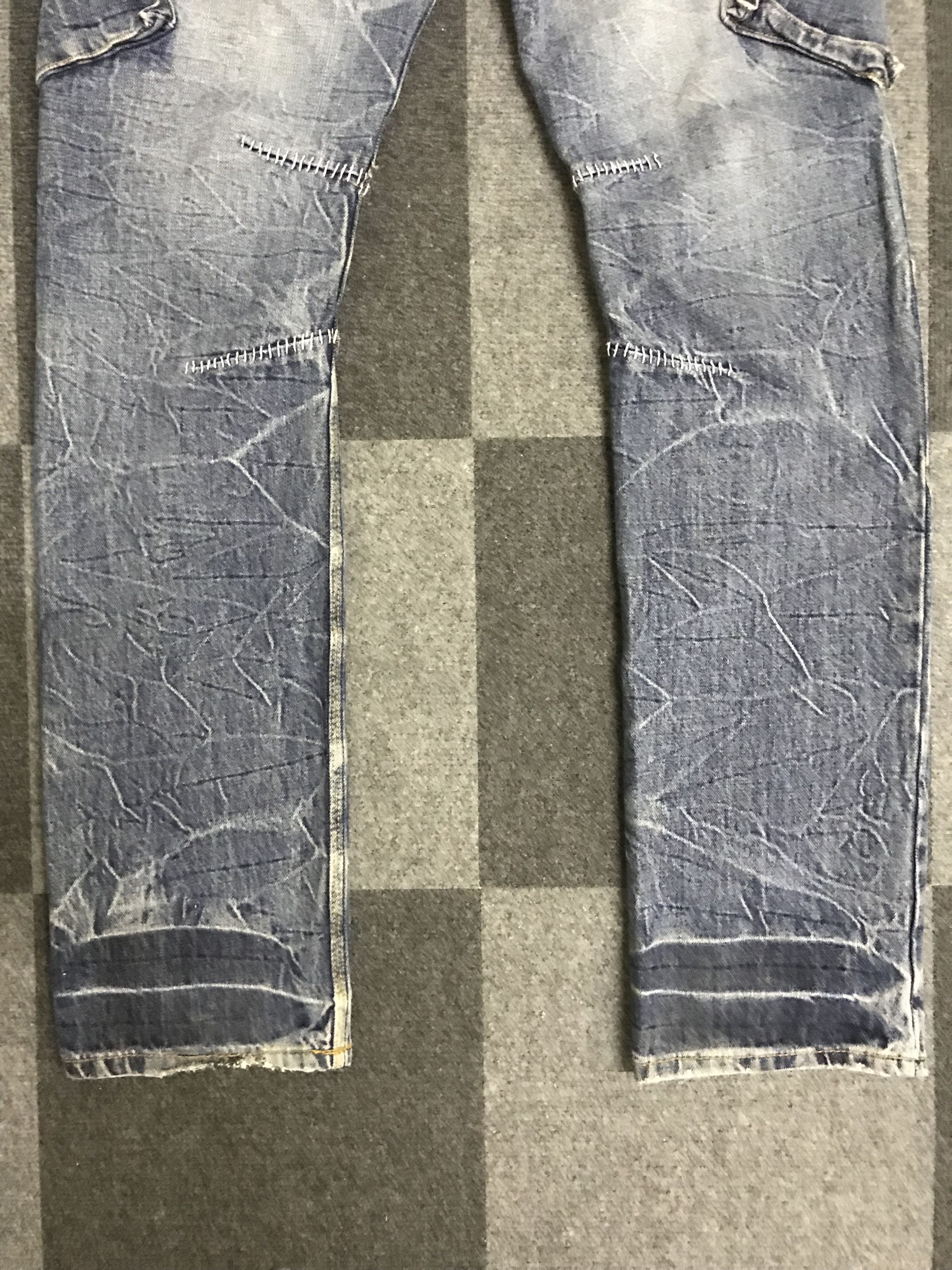 Japanese Brand D115 TWENTYWORKS Japan Riveted Cargo Jeans Size US 32 / EU 48 - 23 Thumbnail