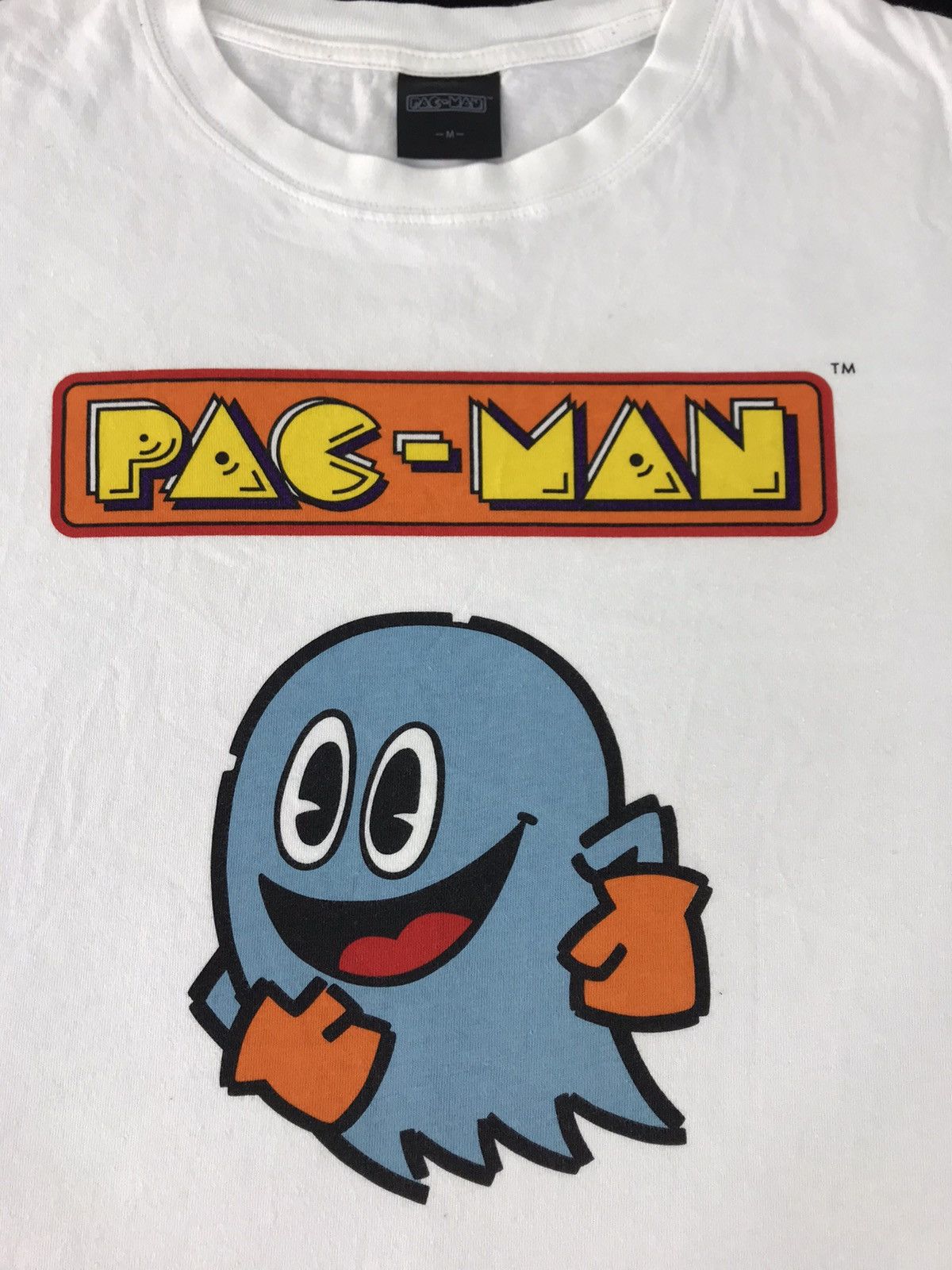Japanese Brand Pac Man Bandai Namco Arcade Maze Game Tee T-shirt Printed Size M / US 6-8 / IT 42-44 - 3 Thumbnail