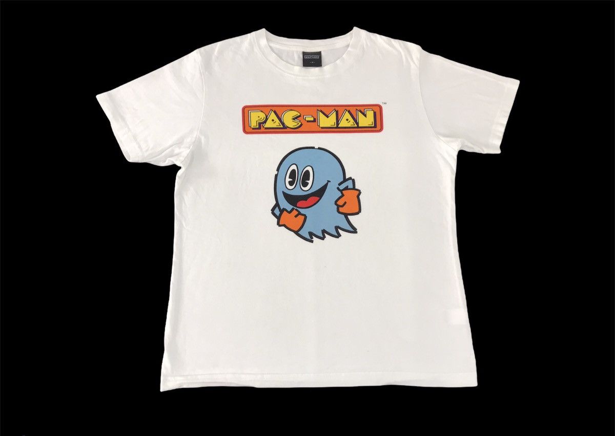 Japanese Brand Pac Man Bandai Namco Arcade Maze Game Tee T-shirt Printed Size M / US 6-8 / IT 42-44 - 1 Thumbnail