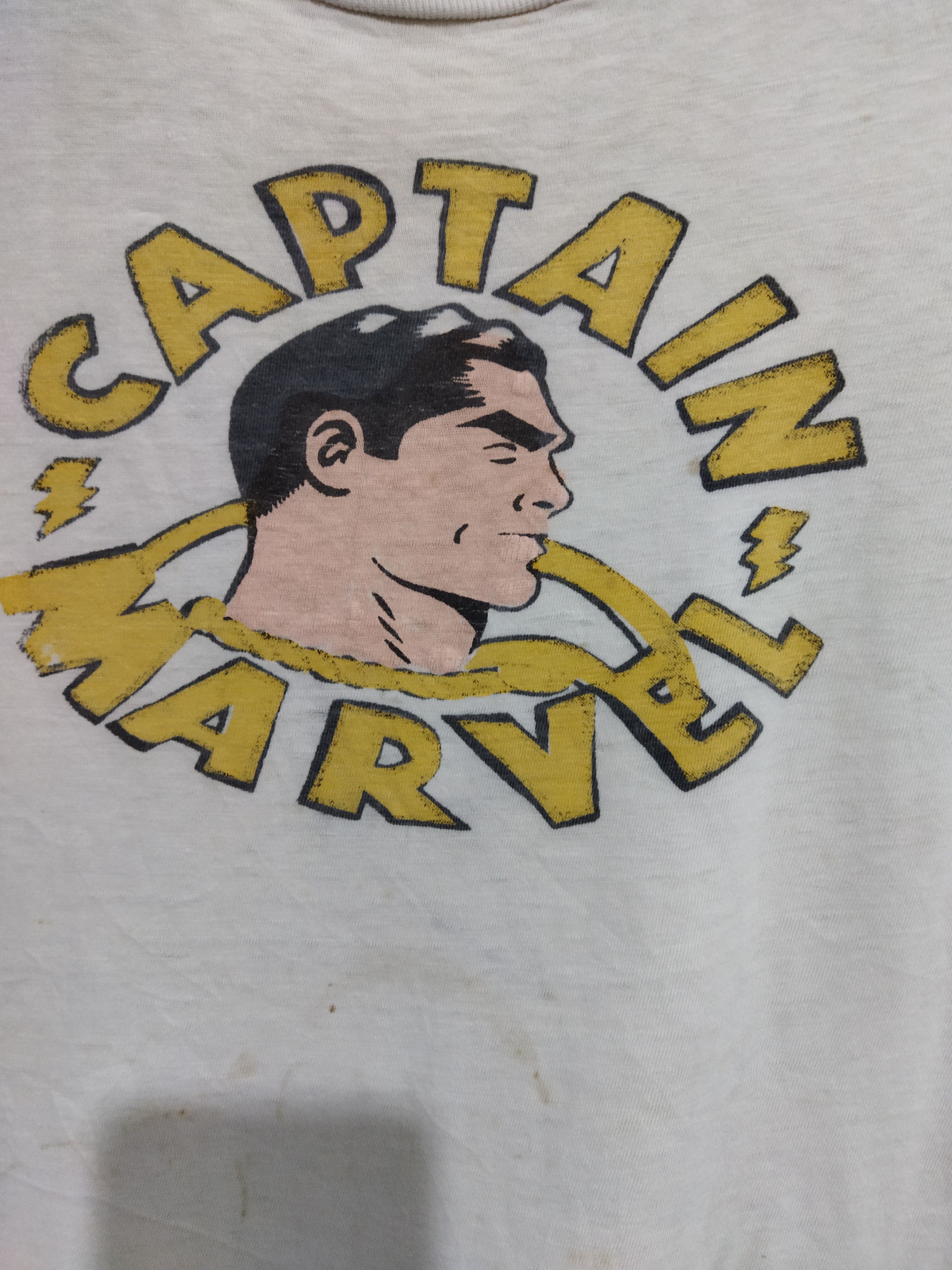 Marvel Comics × Vintage VINTAGE CAPTAIN MARVEL CARTOON TEE'S Size US M / EU 48-50 / 2 - 2 Thumbnail