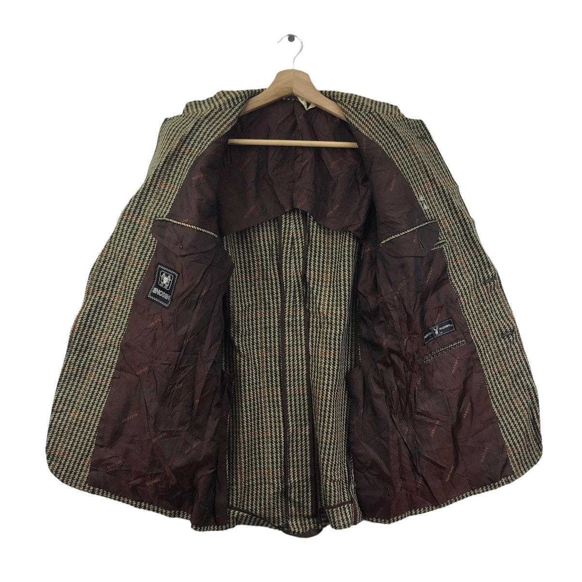 Playboy Vintage PLAYBOY Check Blazer Coat Size US S / EU 44-46 / 1 - 5 Thumbnail