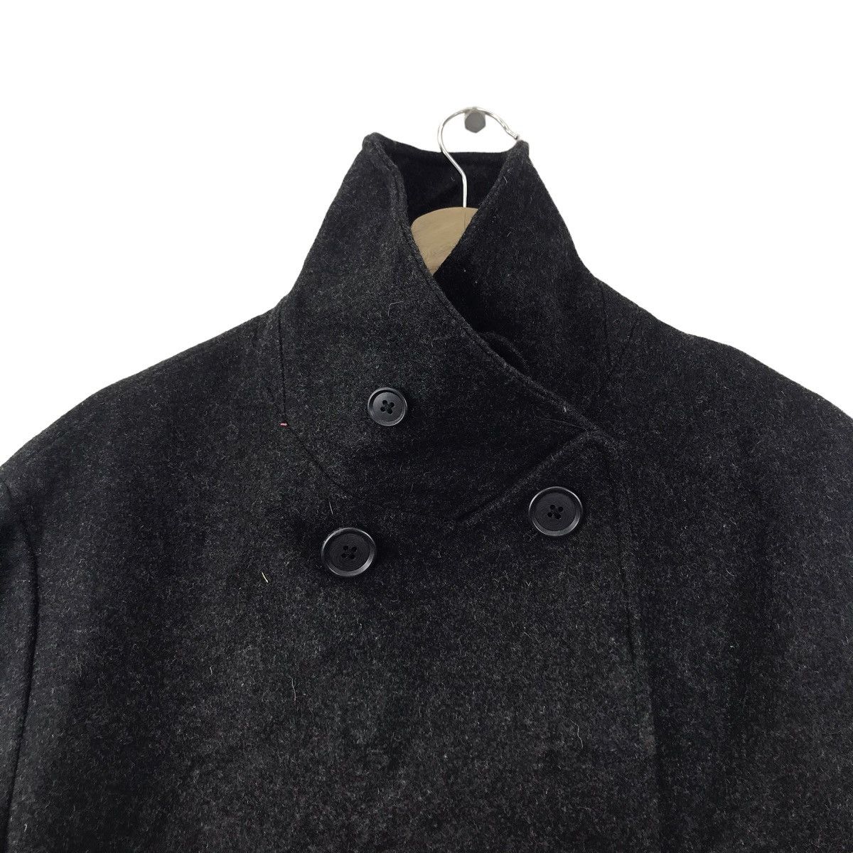 Japanese Brand BEAMS Japanese Brand Wool Black Coat Jacket Size US L / EU 52-54 / 3 - 2 Thumbnail