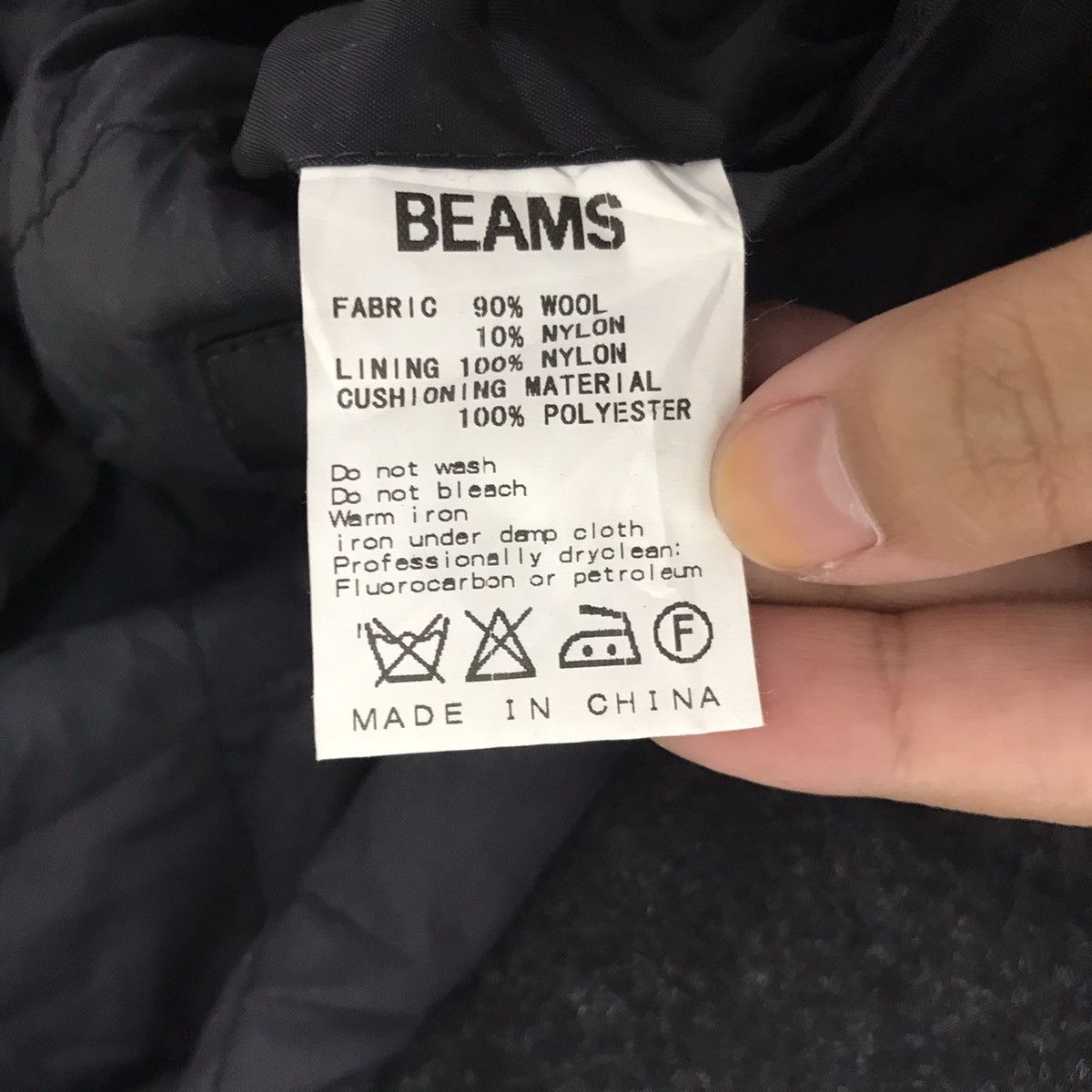Japanese Brand BEAMS Japanese Brand Wool Black Coat Jacket Size US L / EU 52-54 / 3 - 5 Thumbnail