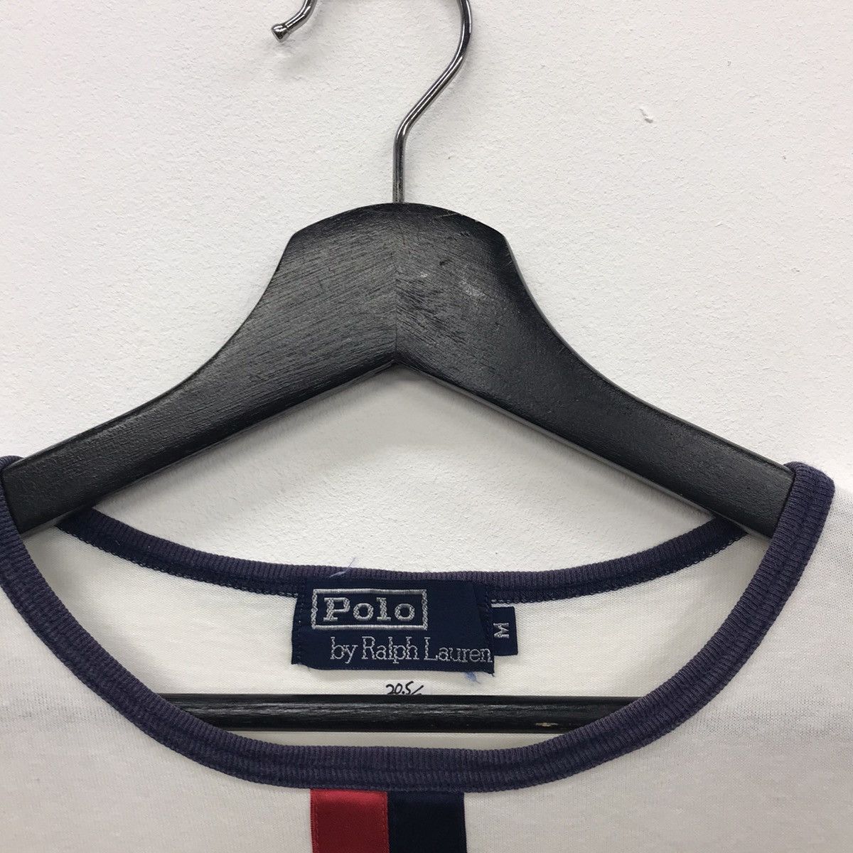Designer × Polo Ralph Lauren × Vintage *Rare!! Vintage Polo creast by Ralph Lauren Ringer Tee Size US M / EU 48-50 / 2 - 3 Thumbnail
