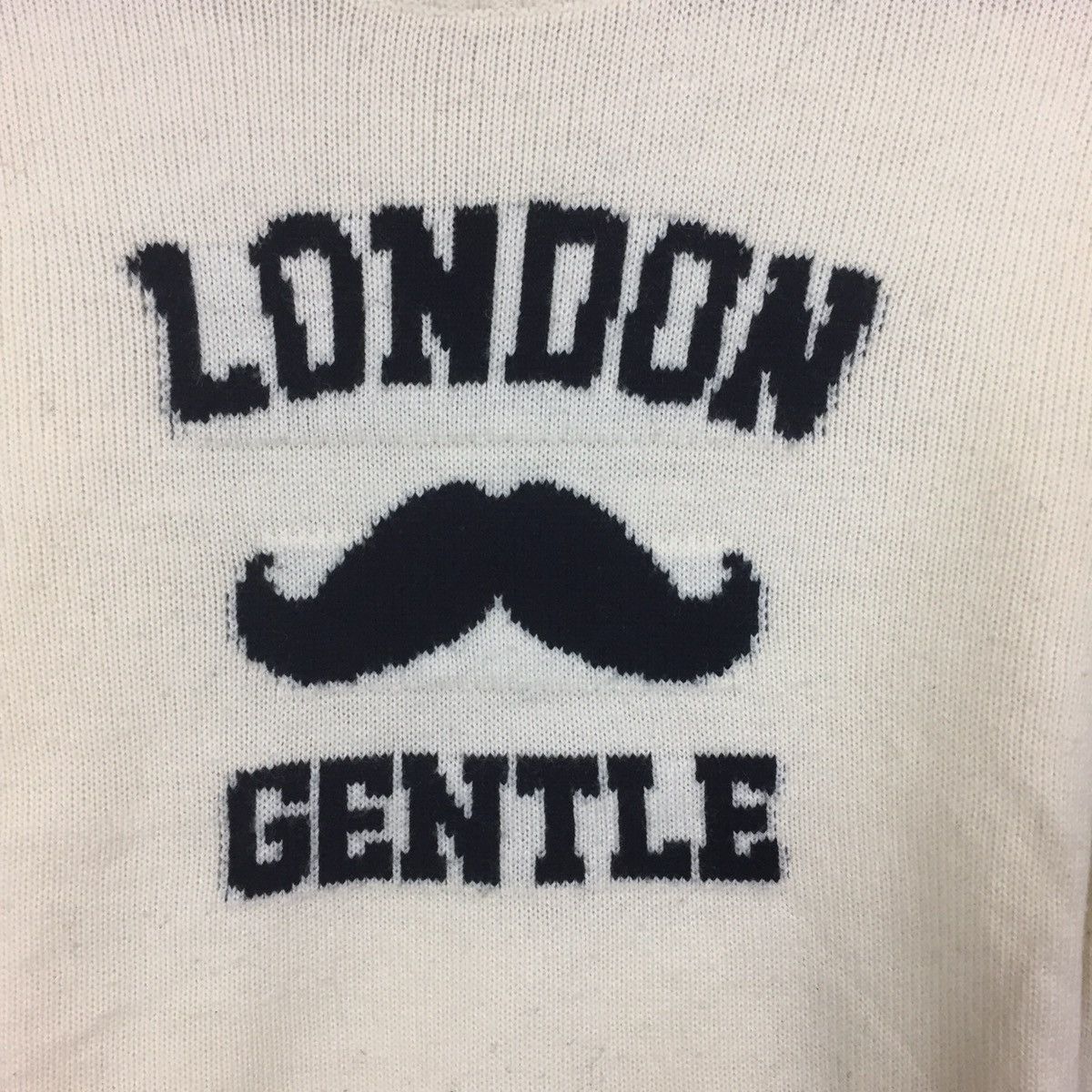 Japanese Brand Vintage Fleece Sweatshirt Knit Embroidered Londo Gentle Size S / US 4 / IT 40 - 2 Thumbnail