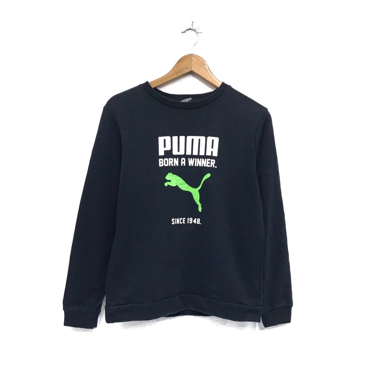 Puma × Vintage Vintage Puma Sweatshirt CrewNeck Biglogo Puma Size US S / EU 44-46 / 1 - 1 Thumbnail