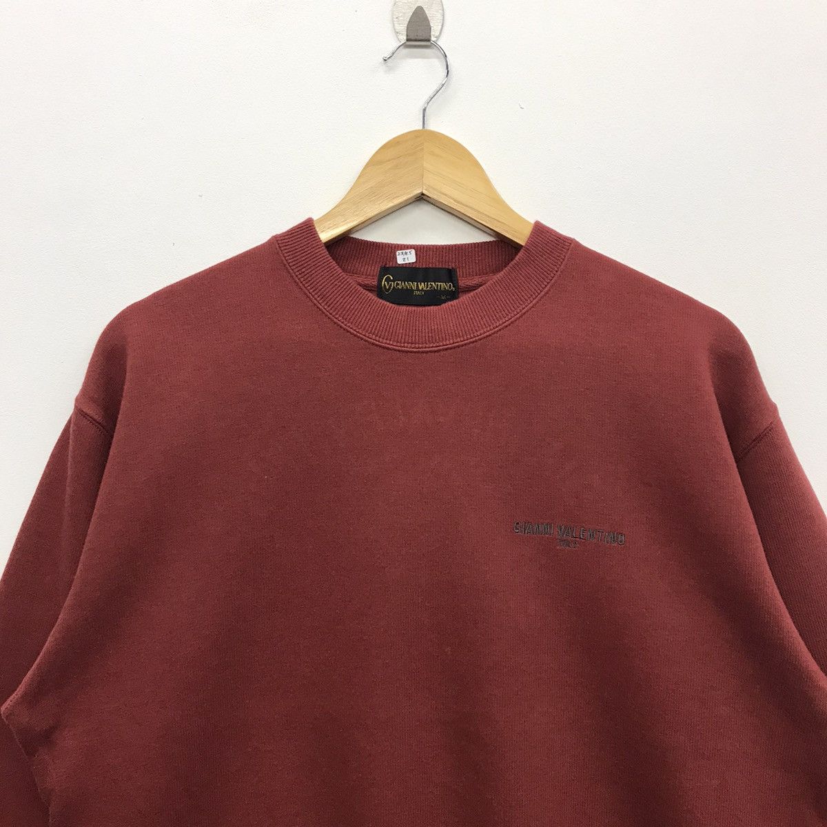 Rare!! Vintage Gianni Valentino Embroidery Sweatshirt