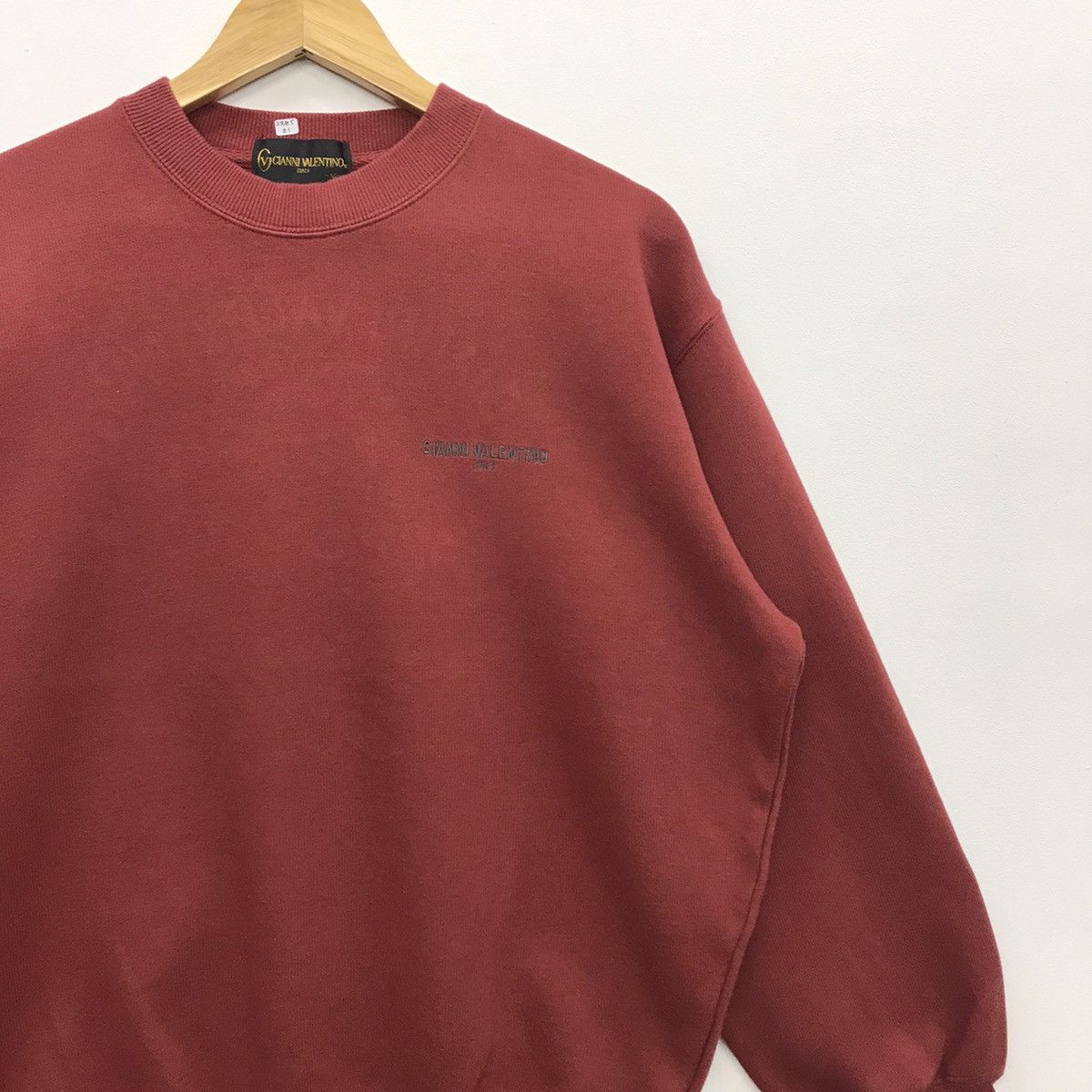 Rare!! Vintage Gianni Valentino Embroidery Sweatshirt
