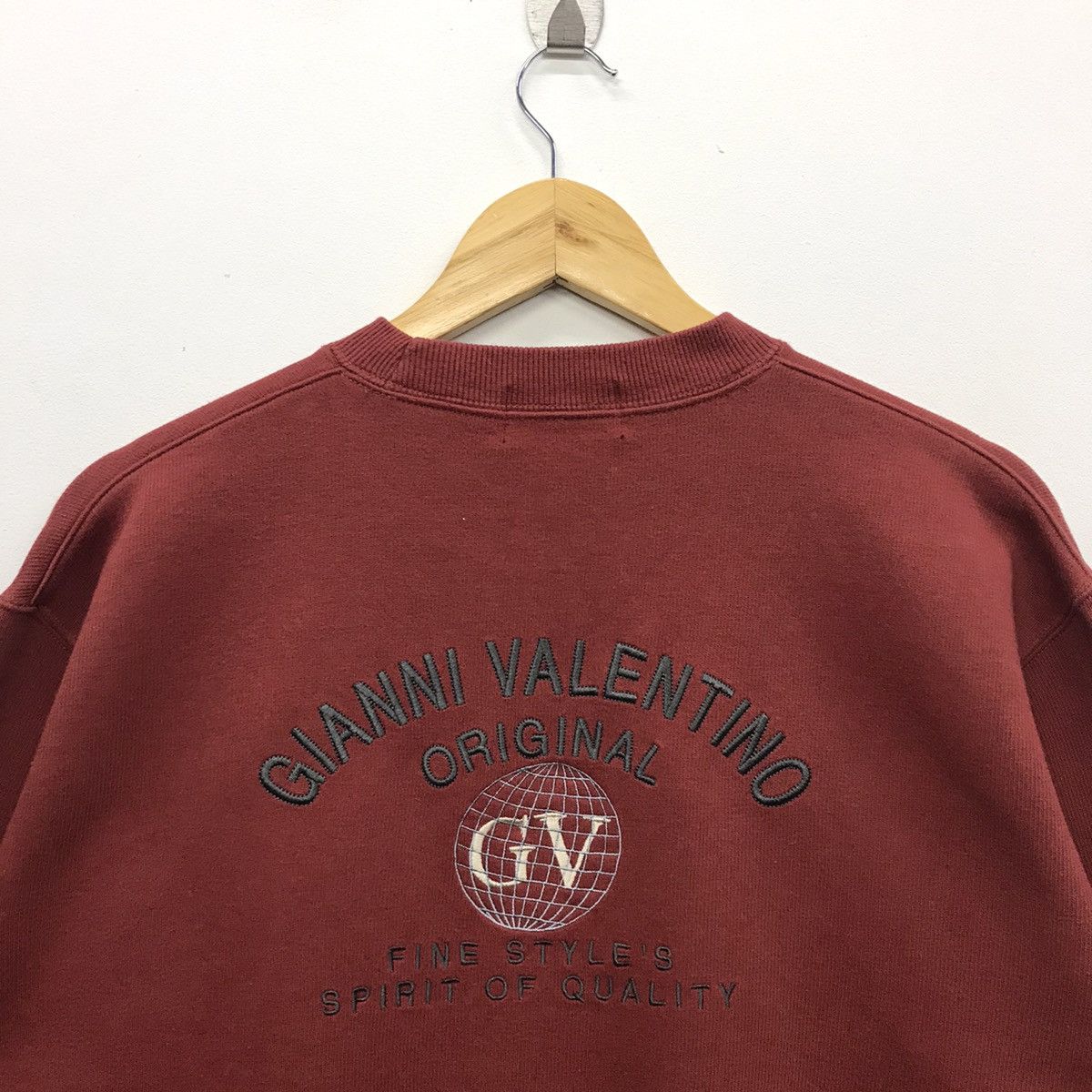 Rare!! Vintage Gianni Valentino Embroidery Sweatshirt