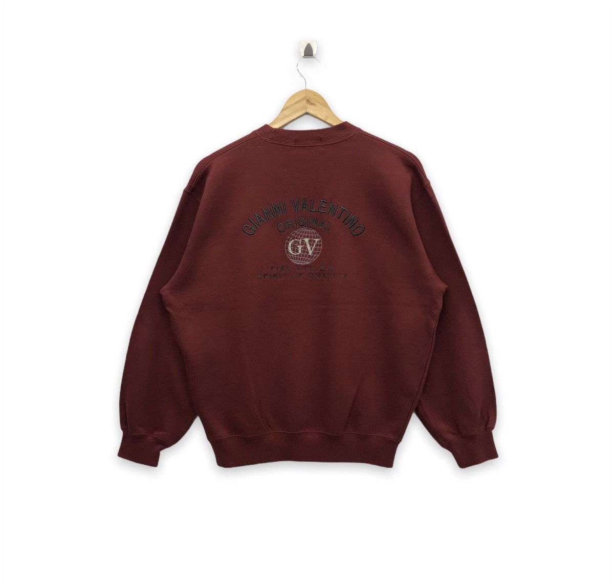 Rare!! Vintage Gianni Valentino Embroidery Sweatshirt