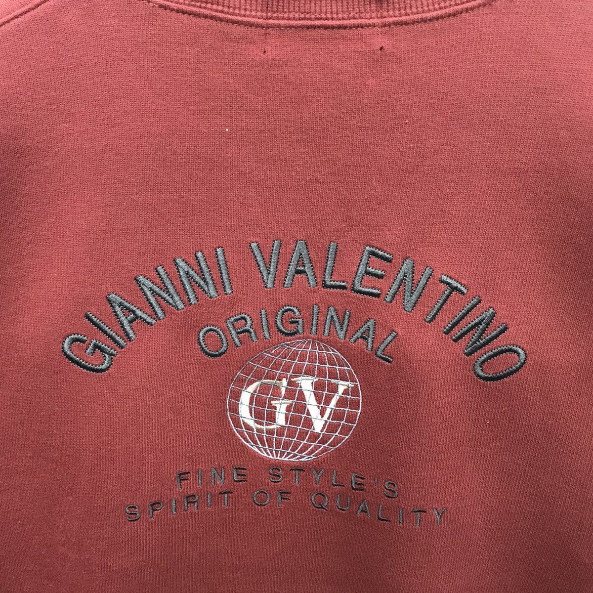 Rare!! Vintage Gianni Valentino Embroidery Sweatshirt