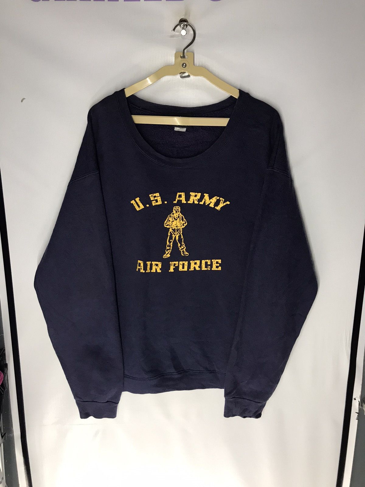 Vintage Vintage u.s army Air Force sweatshirt by alpha industries Size US L / EU 52-54 / 3 - 6 Thumbnail