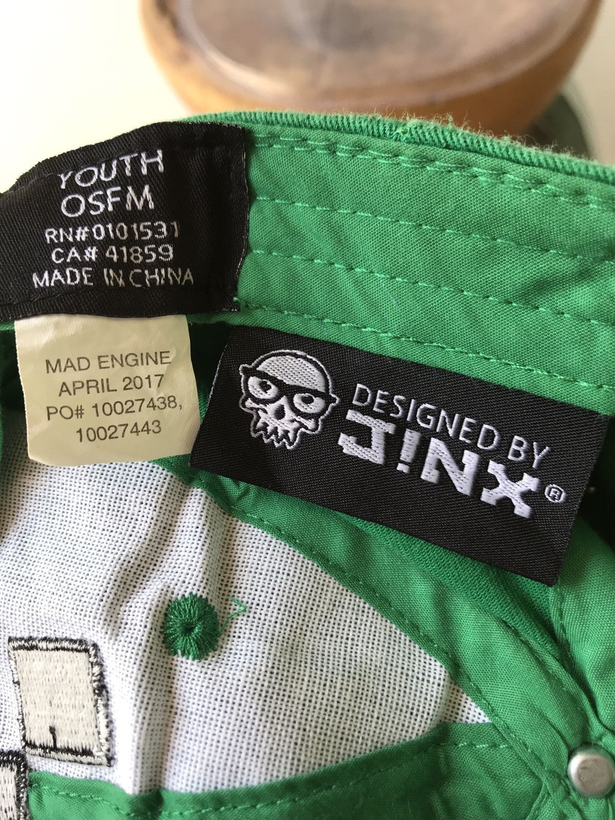 Other MINECRAFT GAME DESIGNED BY JINX YOUTH CAP Size ONE SIZE - 7 Thumbnail