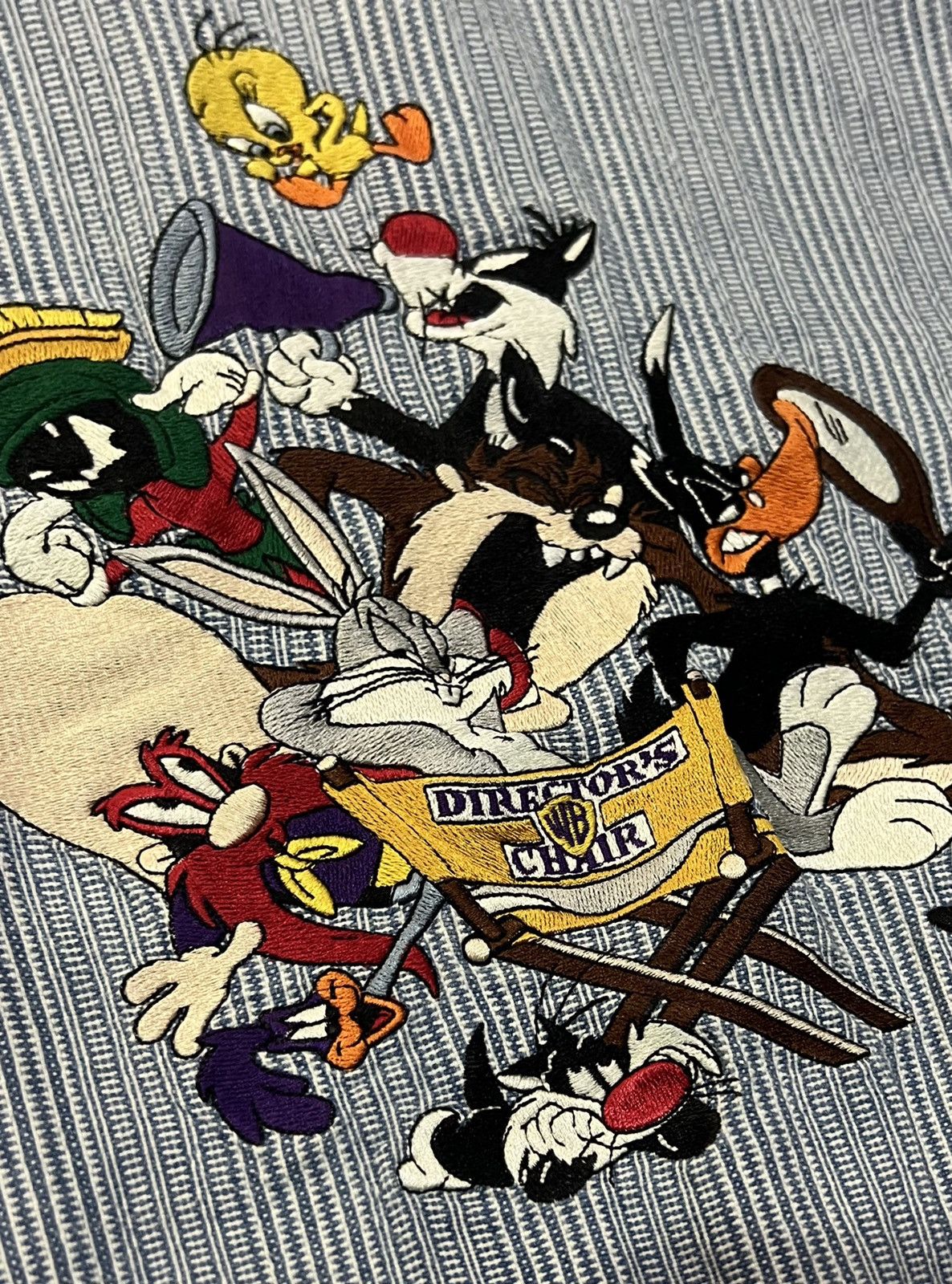 Disney × Warner Bros 🔥NEED GONE NOW🔥VTG WARNER BROS EMBROIDERED BIG LOGO SHIRTS Size US M / EU 48-50 / 2 - 15 Thumbnail