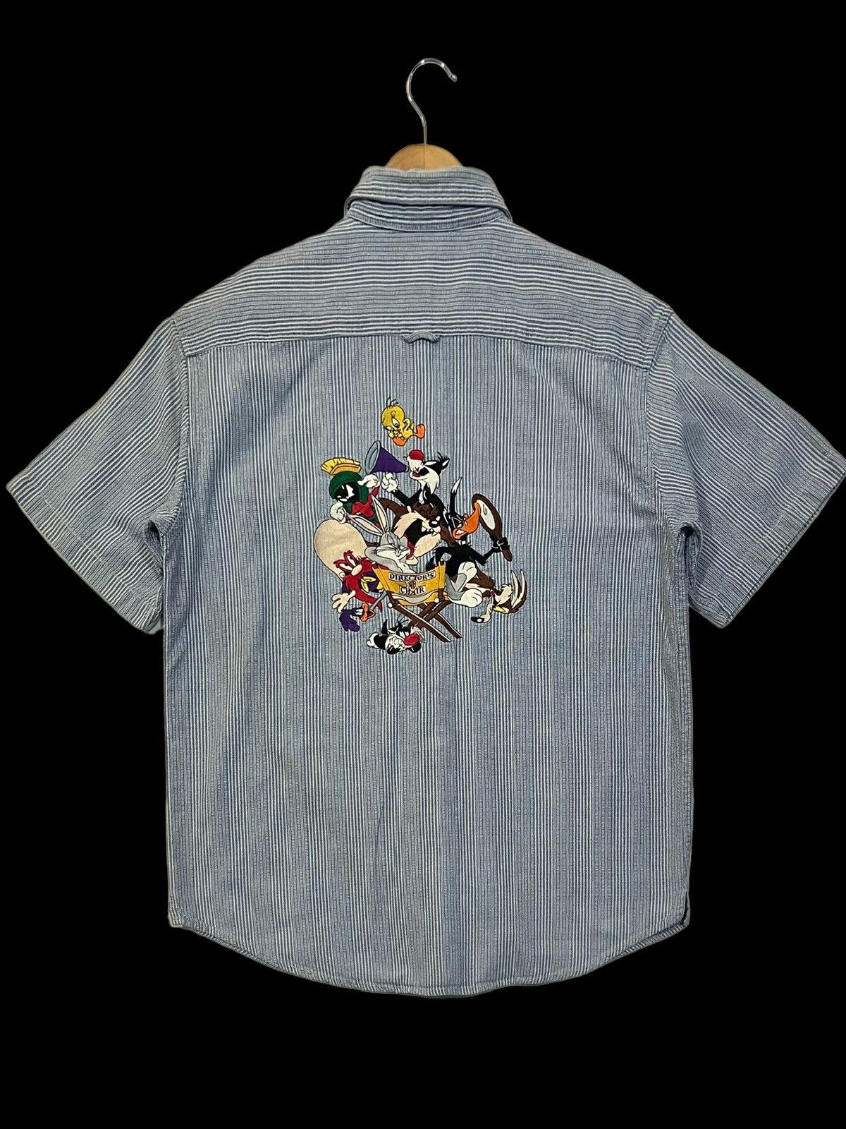 Disney × Warner Bros 🔥NEED GONE NOW🔥VTG WARNER BROS EMBROIDERED BIG LOGO SHIRTS Size US M / EU 48-50 / 2 - 2 Thumbnail