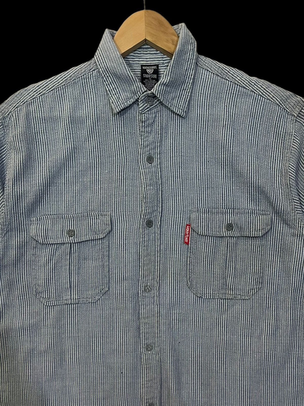 Disney × Warner Bros 🔥NEED GONE NOW🔥VTG WARNER BROS EMBROIDERED BIG LOGO SHIRTS Size US M / EU 48-50 / 2 - 7 Thumbnail