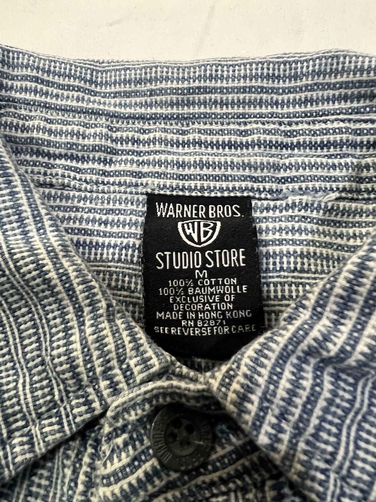 Disney × Warner Bros 🔥NEED GONE NOW🔥VTG WARNER BROS EMBROIDERED BIG LOGO SHIRTS Size US M / EU 48-50 / 2 - 16 Thumbnail