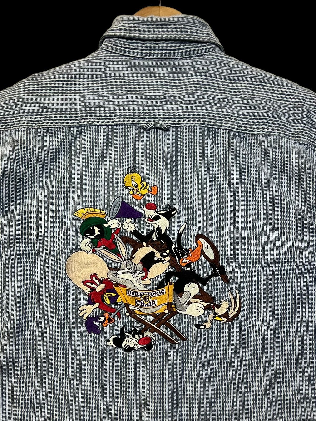 Disney × Warner Bros 🔥NEED GONE NOW🔥VTG WARNER BROS EMBROIDERED BIG LOGO SHIRTS Size US M / EU 48-50 / 2 - 1 Thumbnail
