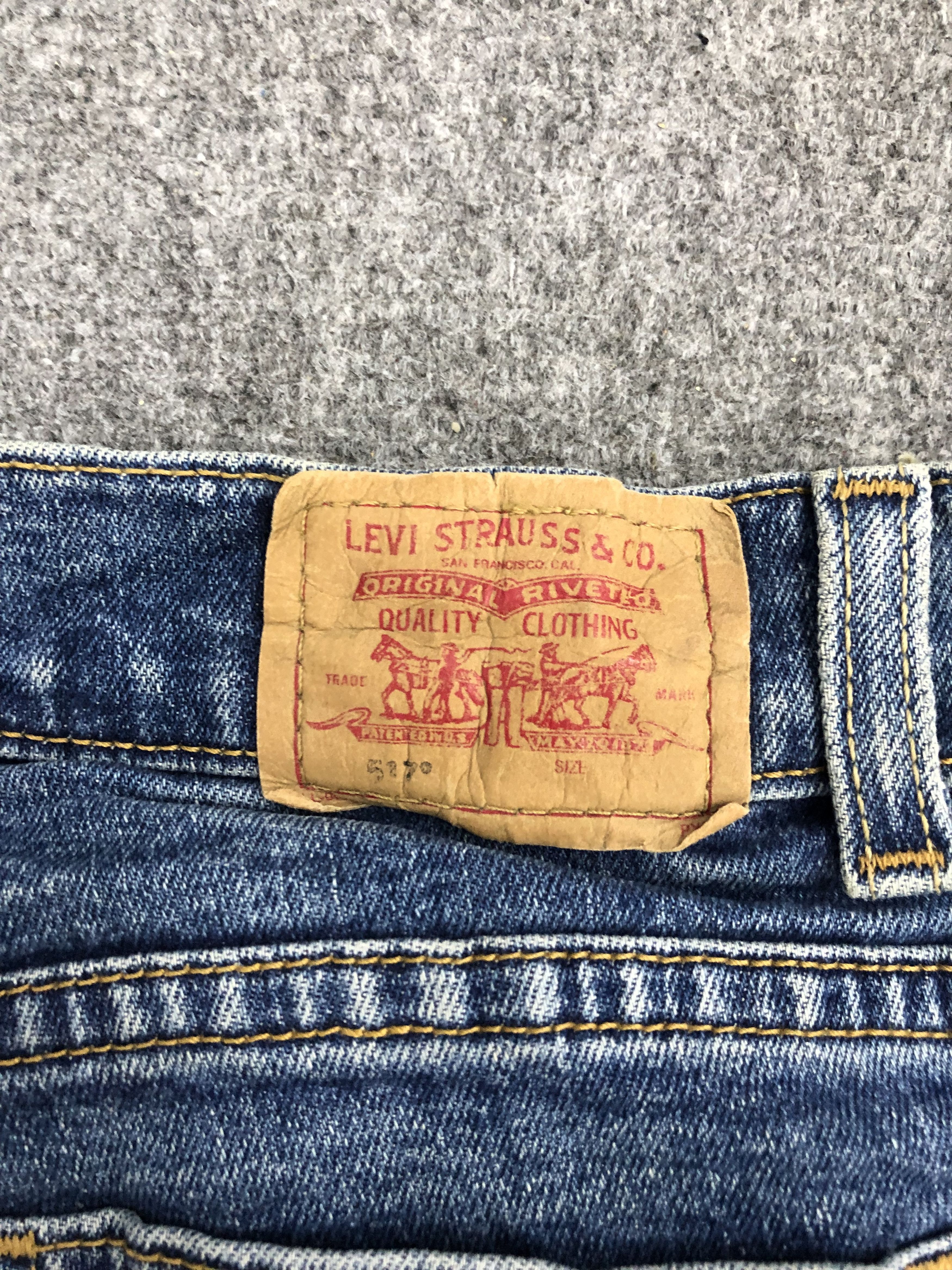 Levi's Vintage Levis 517 Flare Plus Denim DP1185 Size US 30 / EU 46 - 10 Thumbnail