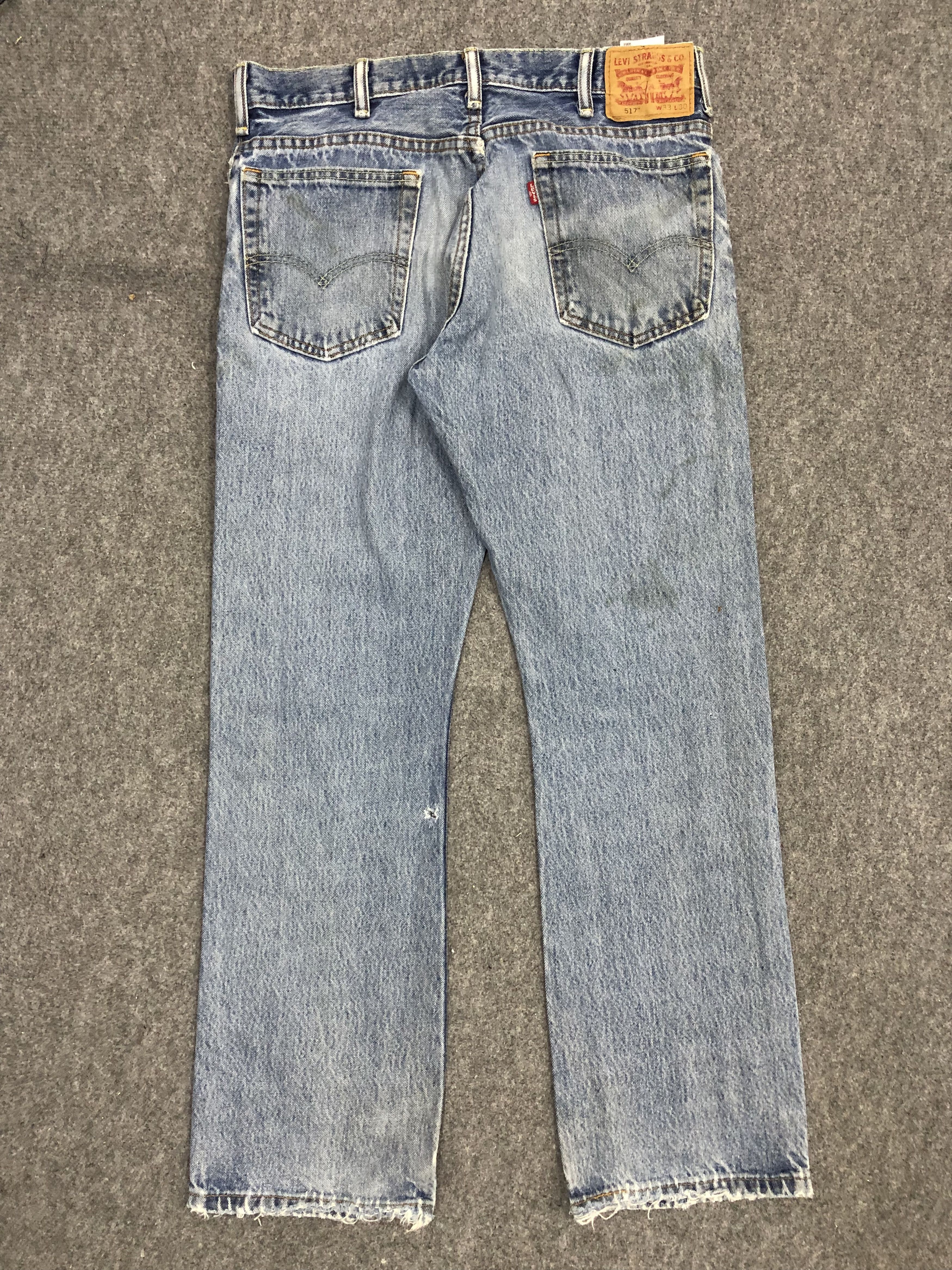 Levi's Vintage Levis 517 Flared Bootcut Denim DP1097 Size US 35 - 3 Thumbnail