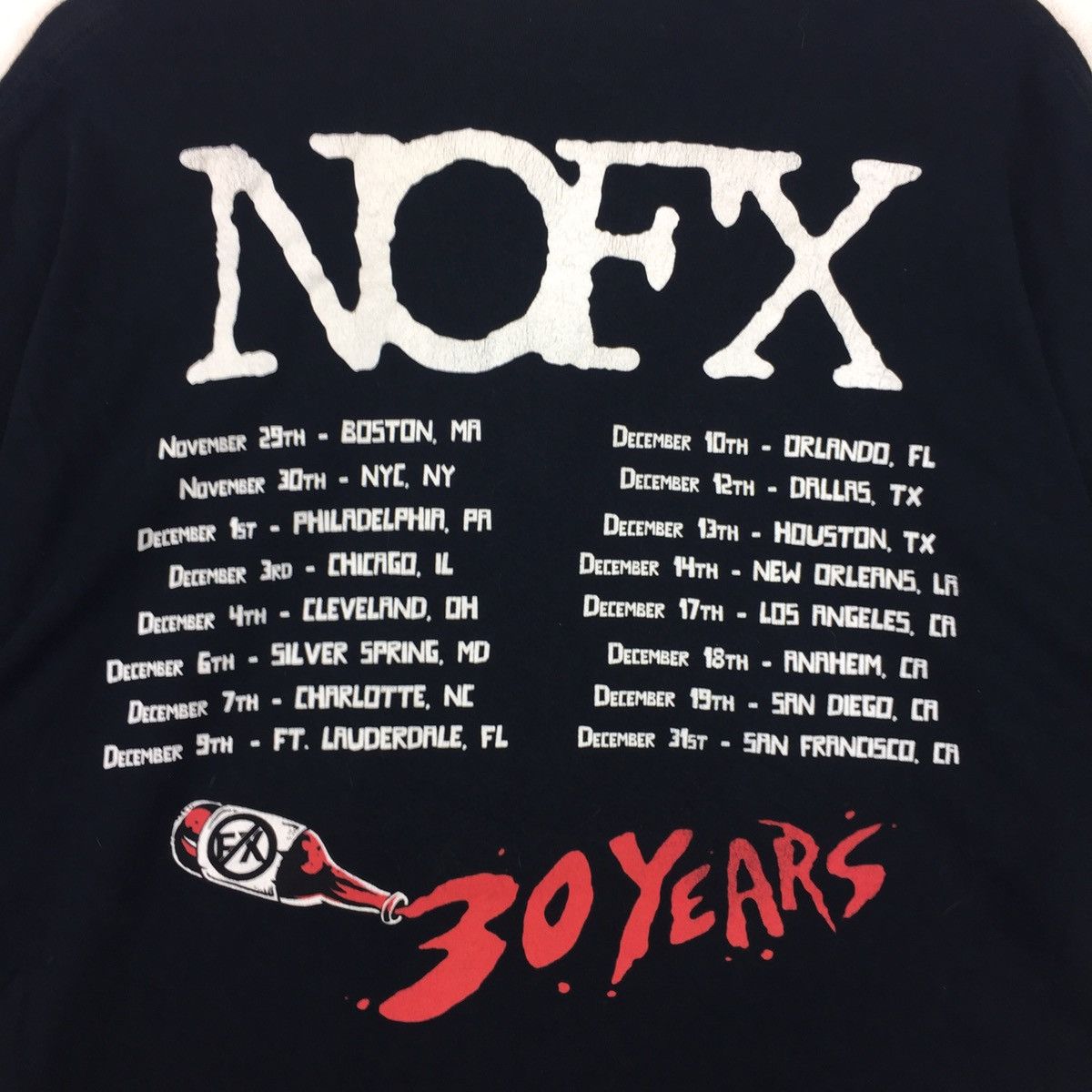 Band Tees × Vintage Rare!! Vintage Band Punk Rock NOFX tshirt Size US XL / EU 56 / 4 - 6 Thumbnail