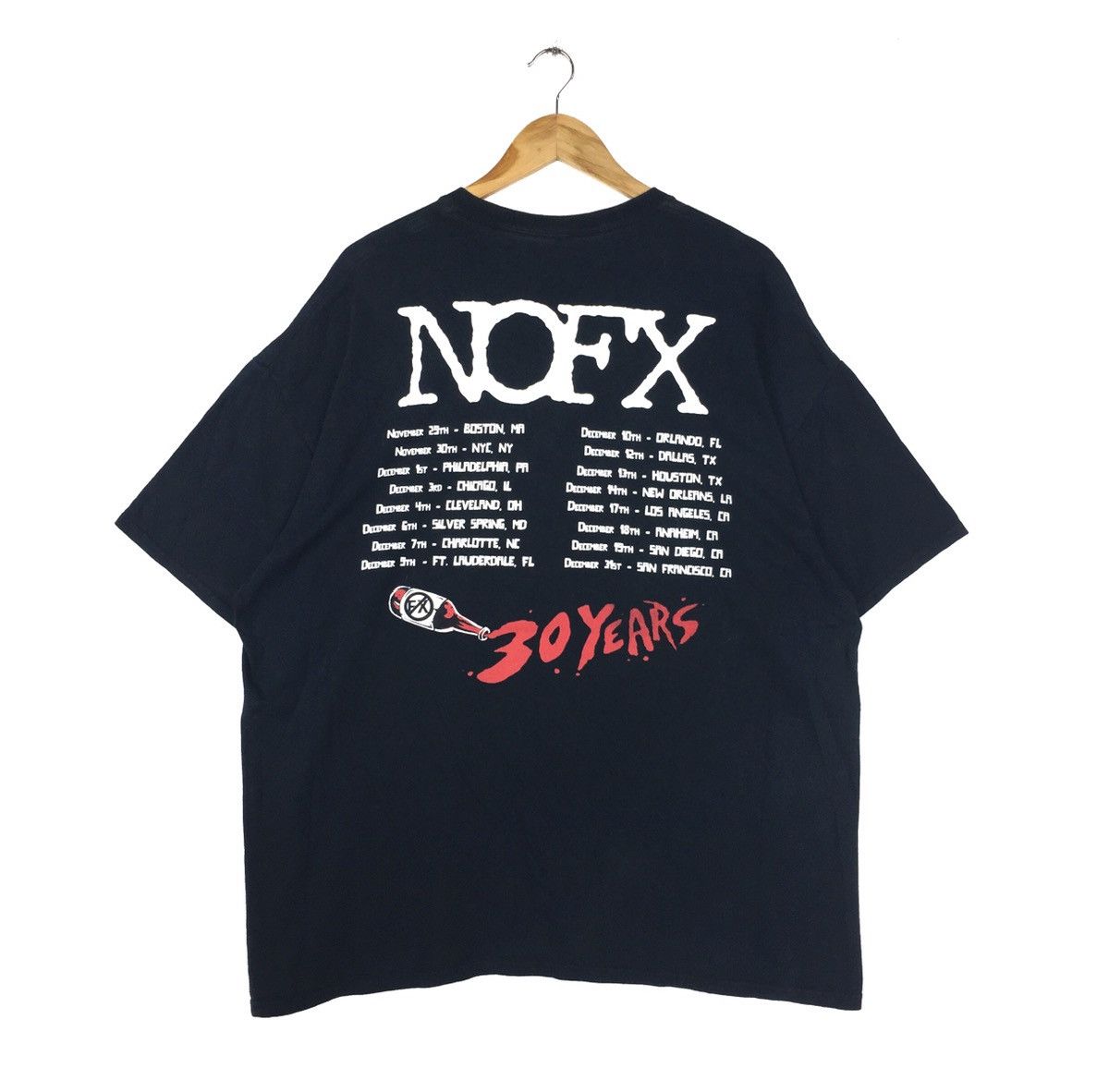 Band Tees × Vintage Rare!! Vintage Band Punk Rock NOFX tshirt Size US XL / EU 56 / 4 - 5 Thumbnail