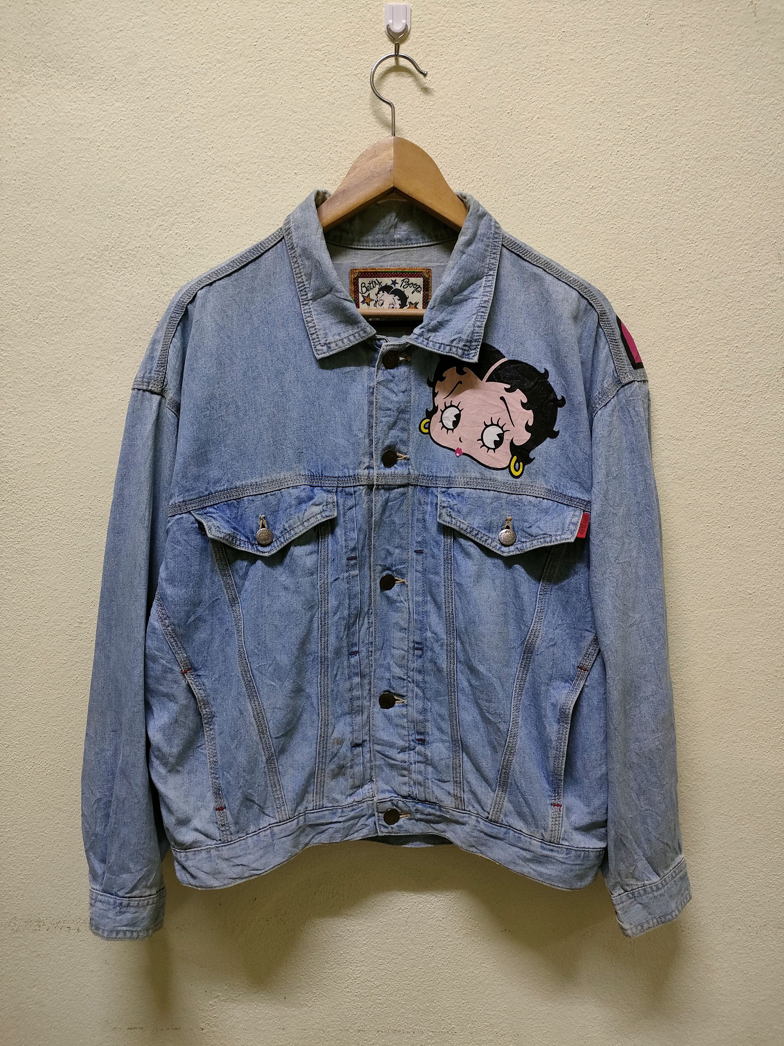 Cartoon Network × Vintage 🔥Vintage Betty Boop Denim Jackets Size US M / EU 48-50 / 2 - 2 Thumbnail
