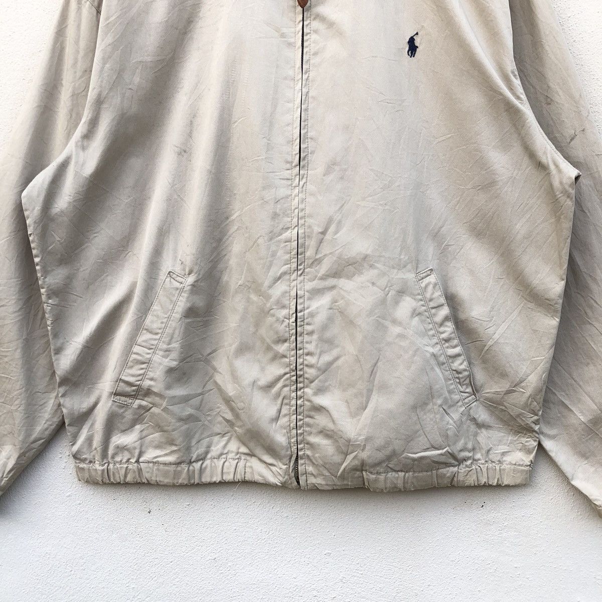 Polo Ralph Lauren × Vintage Vintage 90s POLO RALPH LAUREN SMALL PONY FULL ZIPPER Jacket Size US M / EU 48-50 / 2 - 5 Thumbnail
