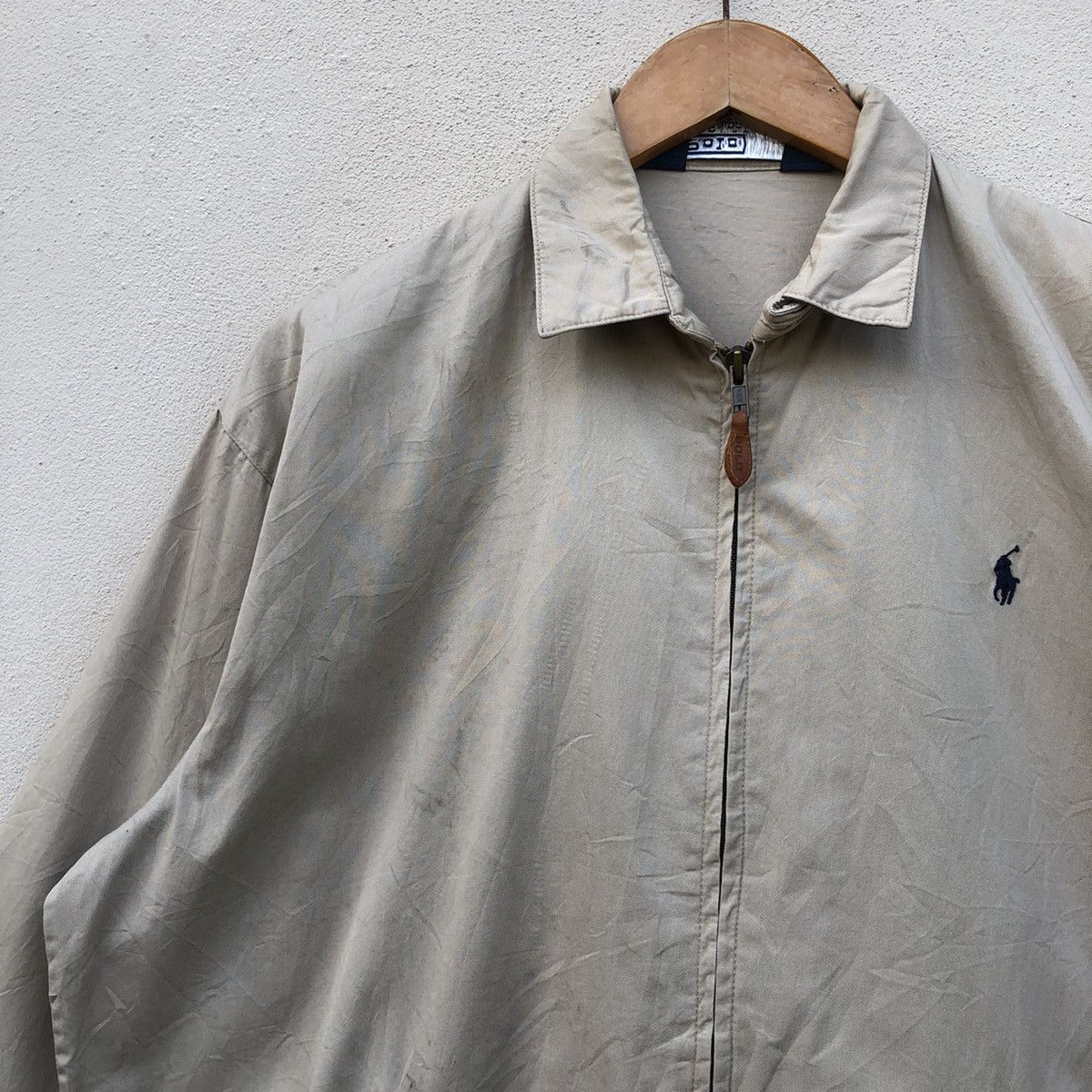 Polo Ralph Lauren × Vintage Vintage 90s POLO RALPH LAUREN SMALL PONY FULL ZIPPER Jacket Size US M / EU 48-50 / 2 - 4 Thumbnail