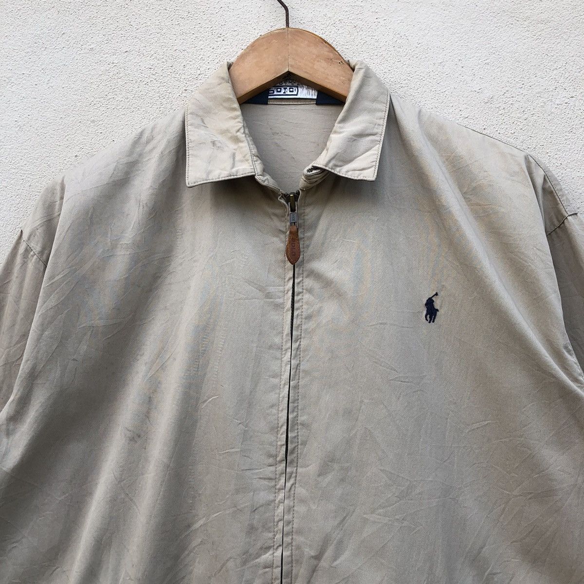 Polo Ralph Lauren × Vintage Vintage 90s POLO RALPH LAUREN SMALL PONY FULL ZIPPER Jacket Size US M / EU 48-50 / 2 - 2 Thumbnail