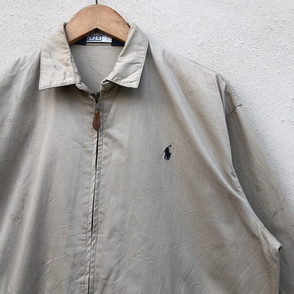 Polo Ralph Lauren × Vintage Vintage 90s POLO RALPH LAUREN SMALL PONY FULL ZIPPER Jacket Size US M / EU 48-50 / 2 - 3 Thumbnail