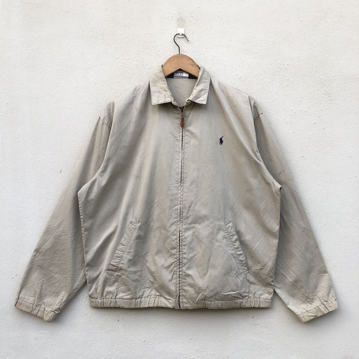 Polo Ralph Lauren × Vintage Vintage 90s POLO RALPH LAUREN SMALL PONY FULL ZIPPER Jacket Size US M / EU 48-50 / 2 - 1 Thumbnail